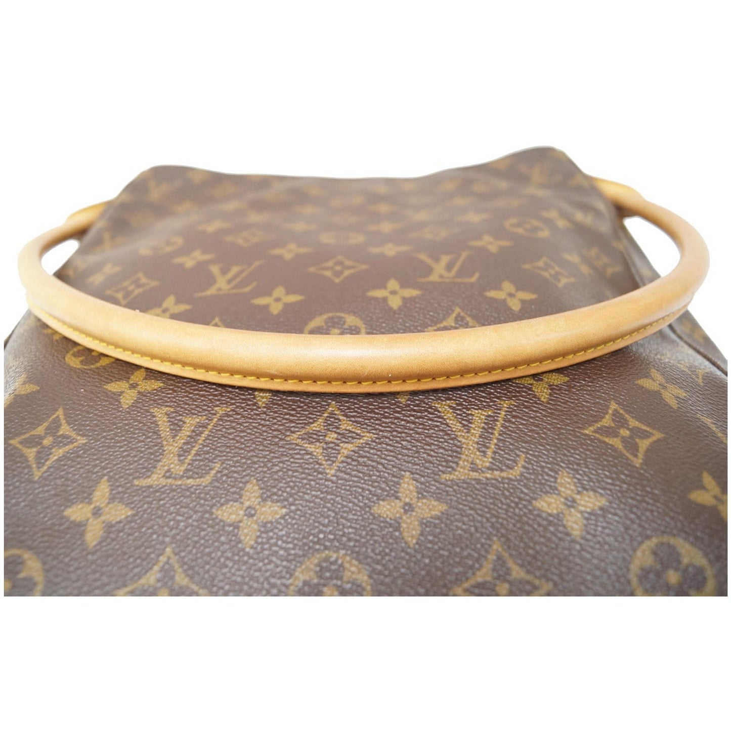LOUIS VUITTON Looping GM Monogram Canvas Shoulder Bag Brown