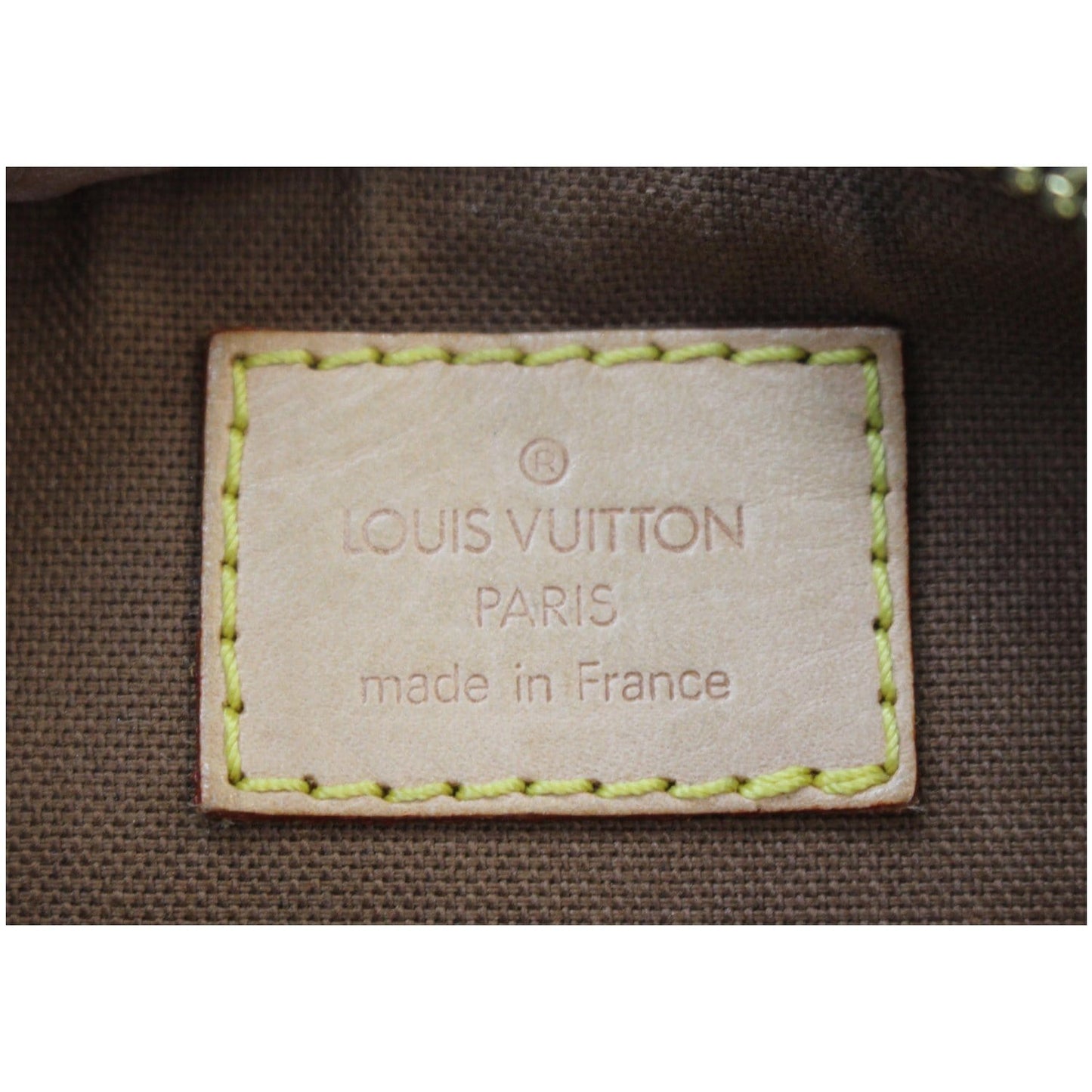 LOUIS VUITTON Tulum GM Monogram Canvas Shoulder Bag Brown