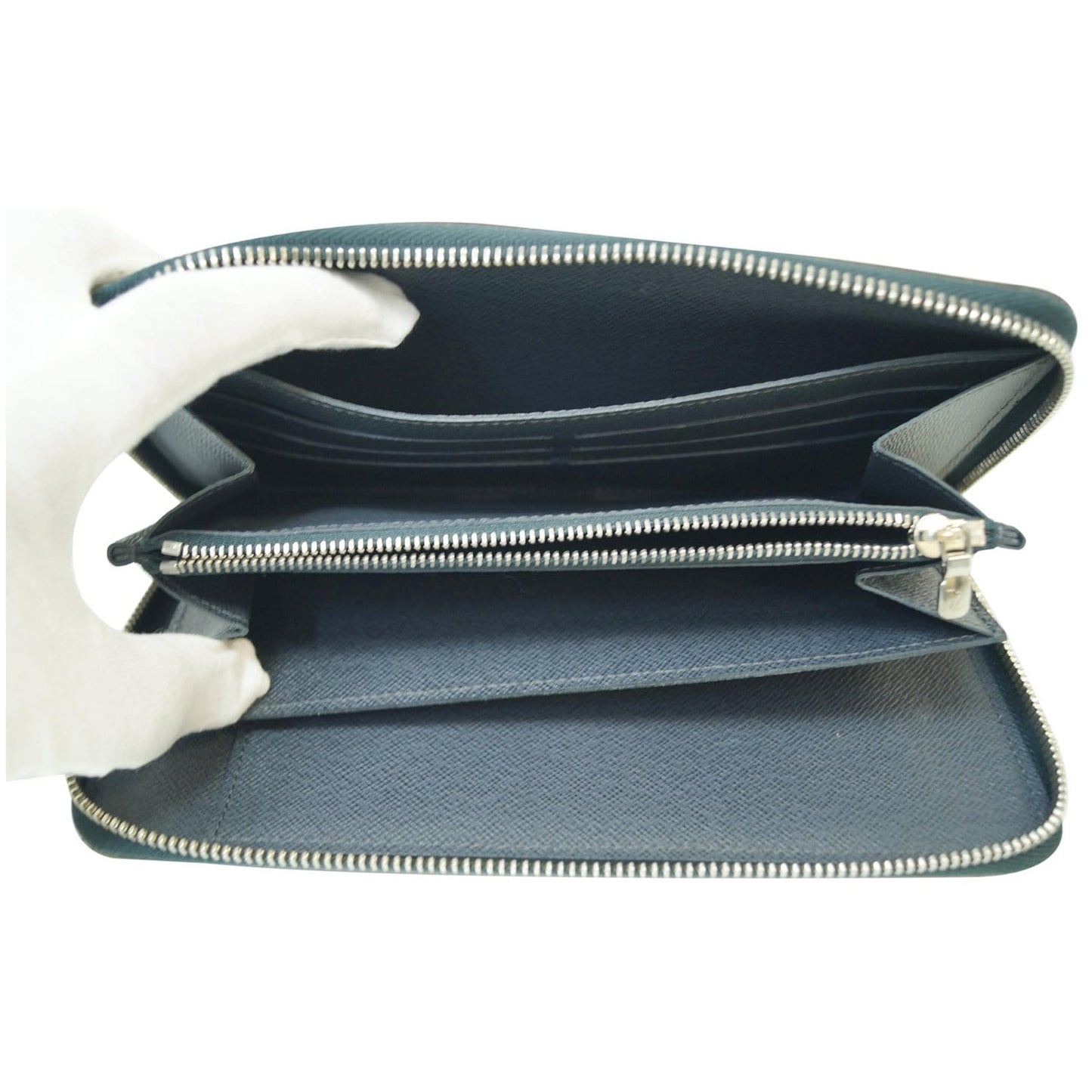 LOUIS VUITTON Zippy Organizer Epi Leather Wallet Black - Final Sale