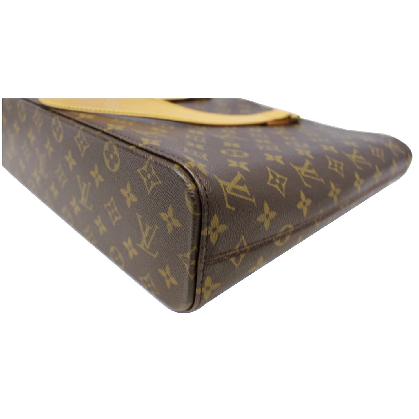 LOUIS VUITTON Luco Monogram Canvas Tote Bag Brown