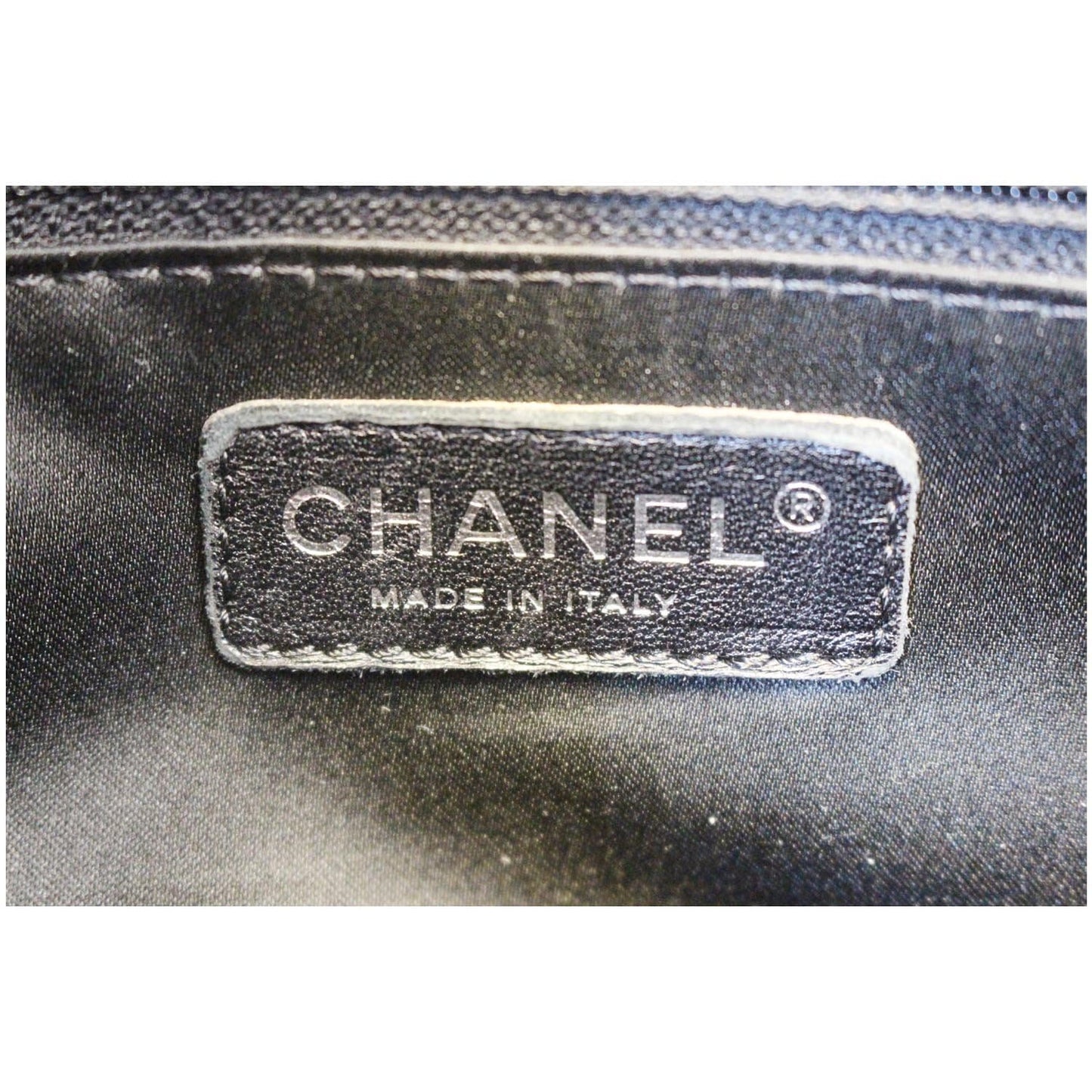 CHANEL Black Caviar Leather Grand Shopping Tote Bag