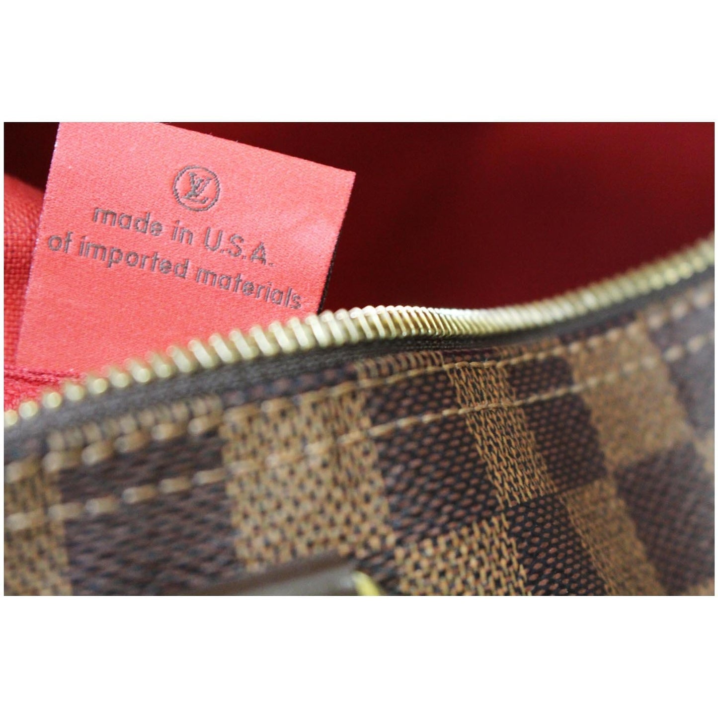 LOUIS VUITTON Speedy 30 Bandouliere Damier Ebene Shoulder Bag Brown