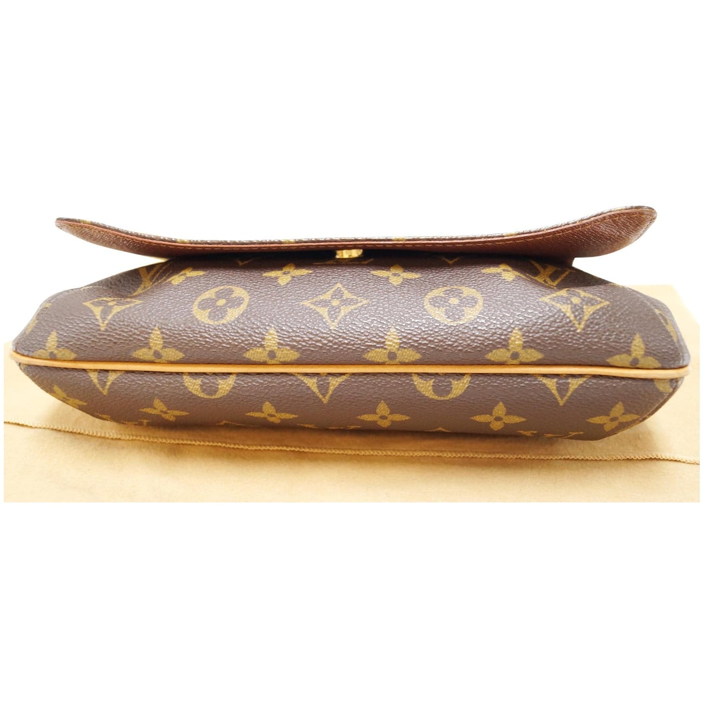 LOUIS VUITTON Musette Tango Monogram Canvas Short Strap Shoulder Bag Brown