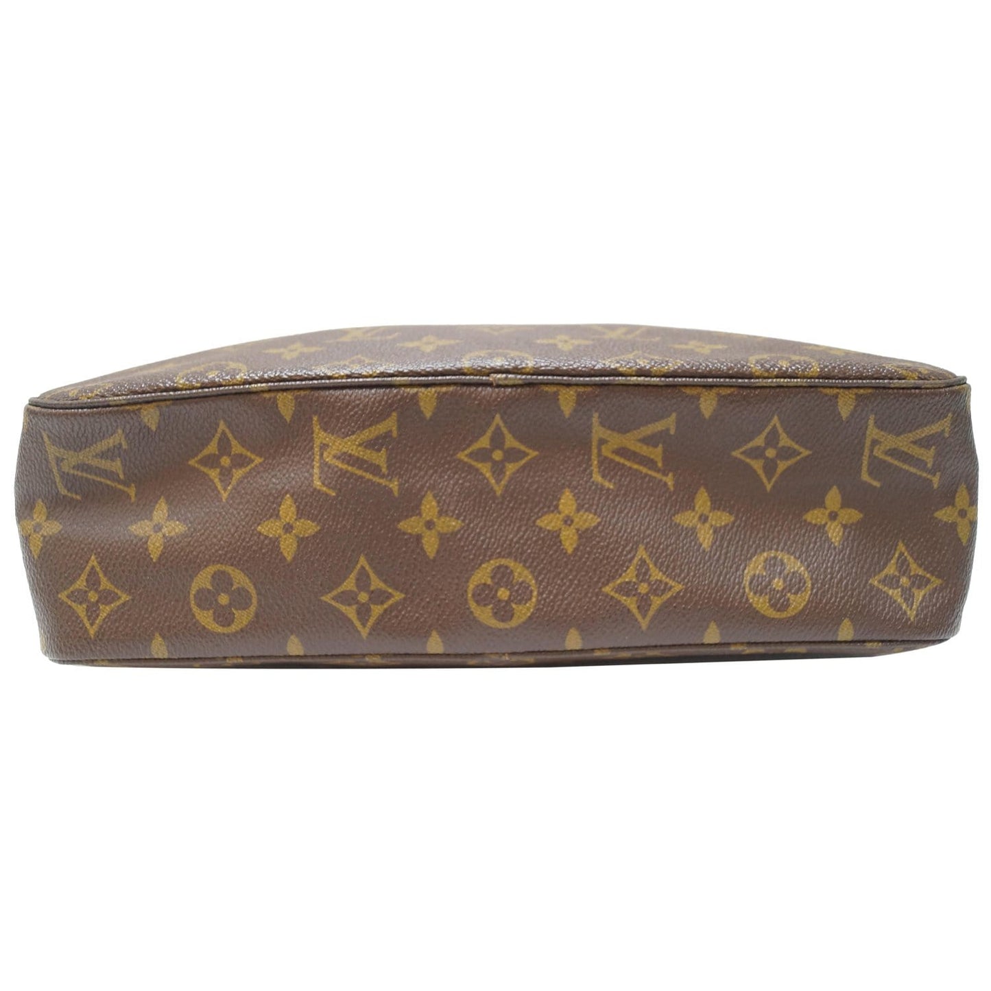 LOUIS VUITTON Trousse Toilette 28 Monogram Canvas Cosmetic Pouch Brown