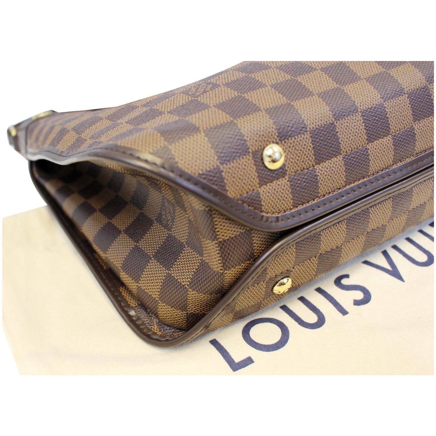 LOUIS VUITTON Duomo Damier Ebene Crossbody Bag Brown