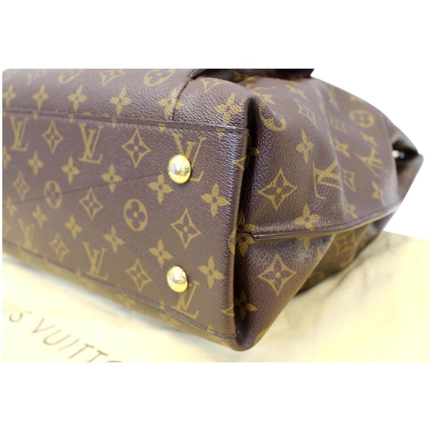 LOUIS VUITTON Metis Monogram Canvas Hobo Shoulder Bag Brown