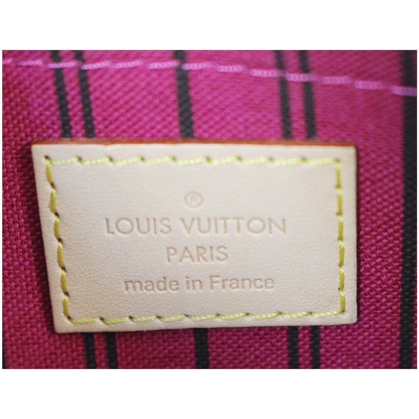 LOUIS VUITTON Pochette Wristlet Pouch Monogram Canvas Neverfull