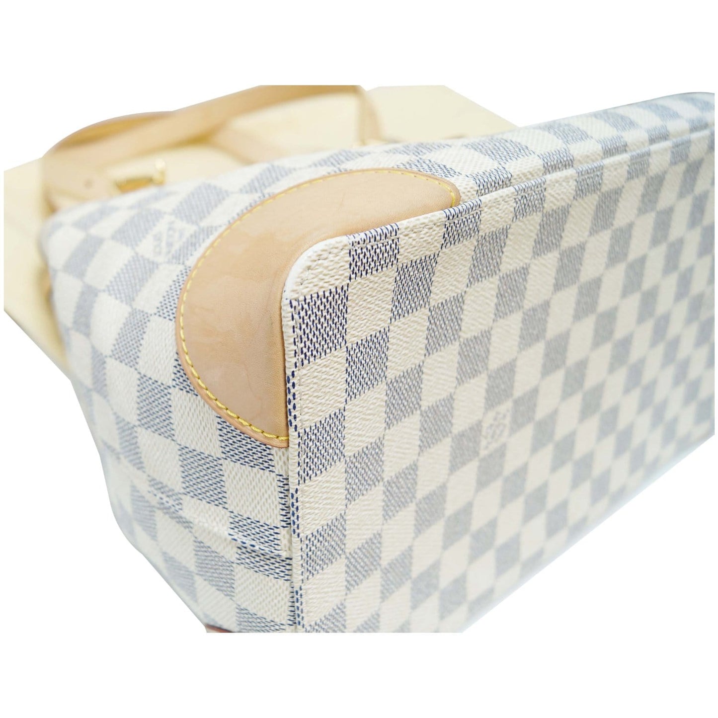 Louis Vuitton Hampstead MM Damier Azur Shoulder Bag