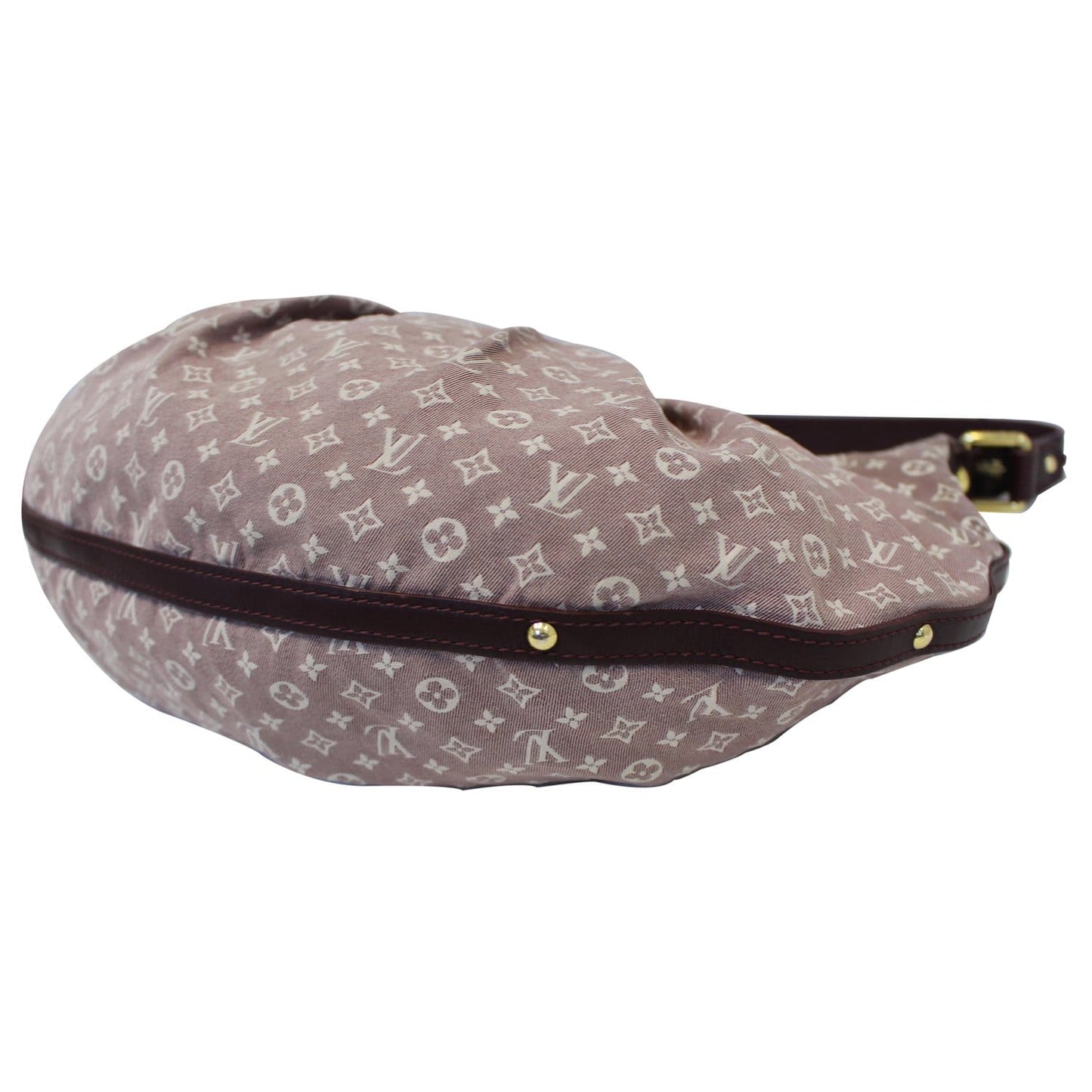 LOUIS VUITTON Rhapsody MM Monogram Mini Lin Shoulder Bag Burgundy