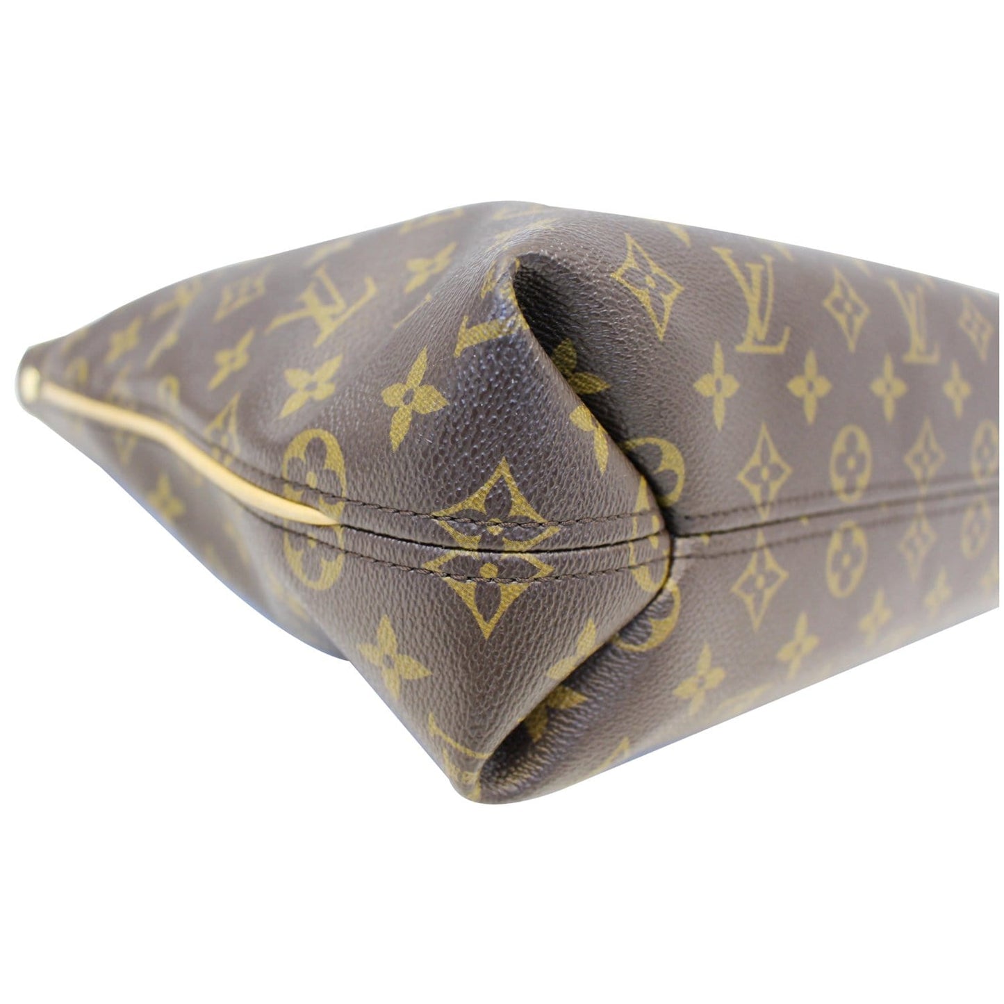 LOUIS VUITTON Sully PM Monogram Canvas Shoulder Bag Brown