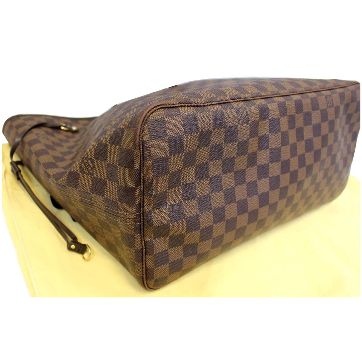 LOUIS VUITTON Neverfull GM Damier Ebene Brown Tote Shoulder Bag