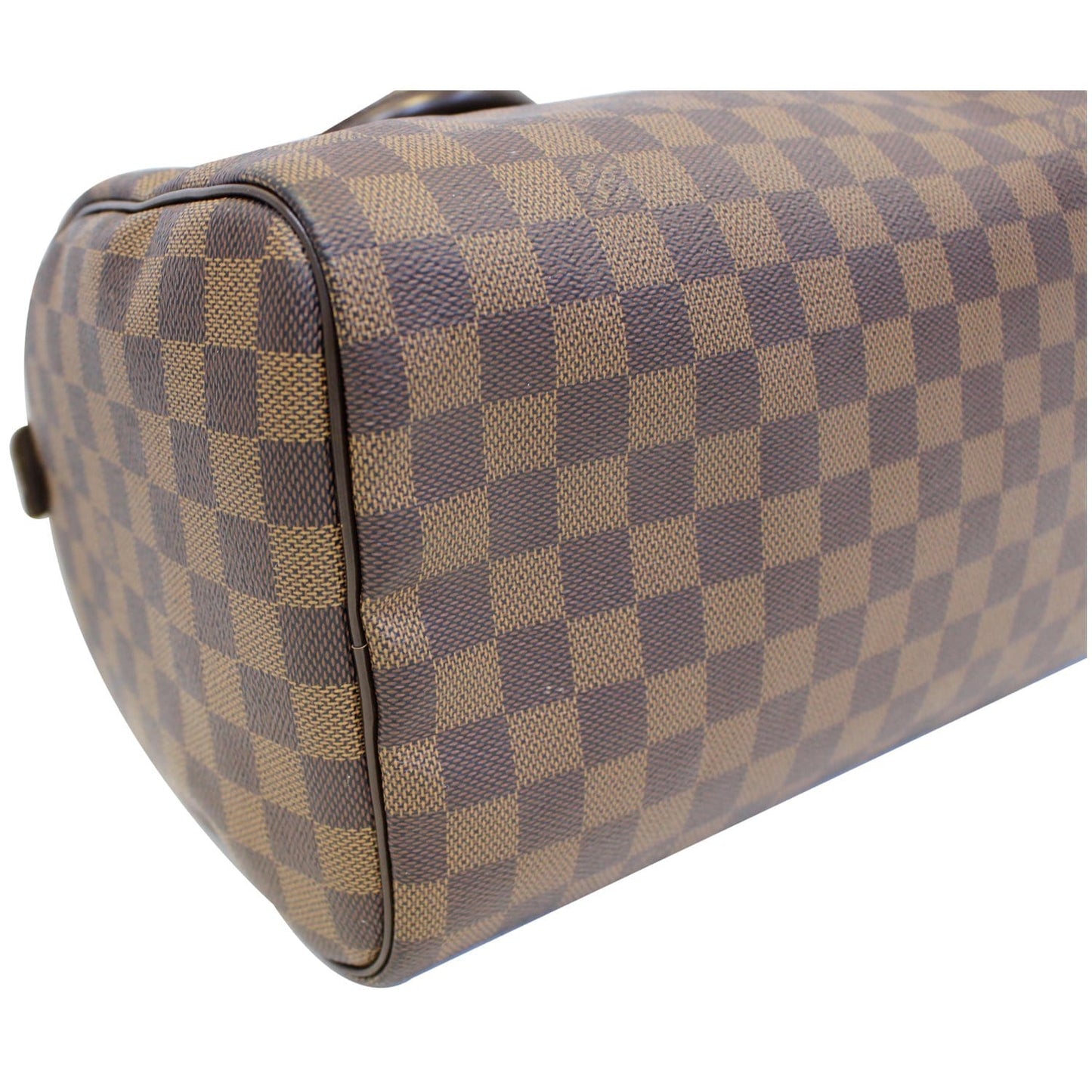 LOUIS VUITTON Speedy 30 Damier Ebene Satchel Bag Brown