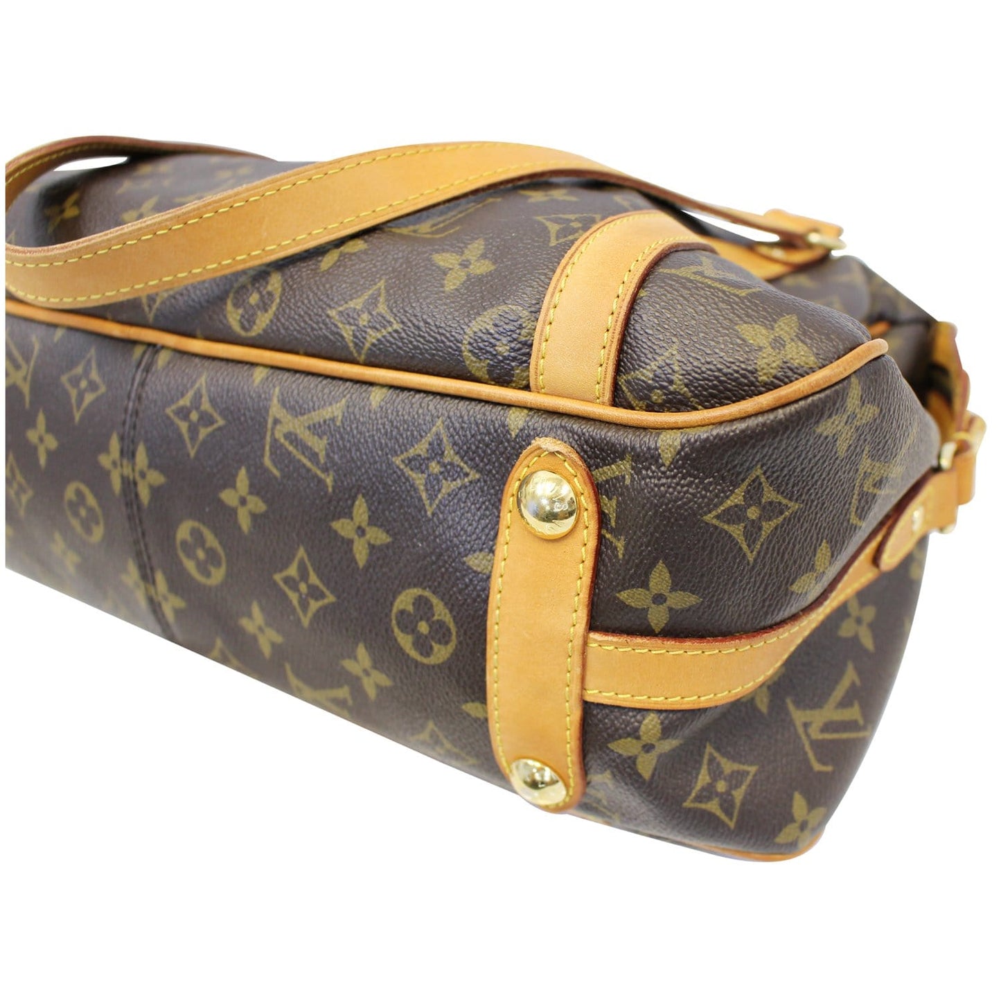 LOUIS VUITTON Stresa PM Monogram Shoulder Bag Brown