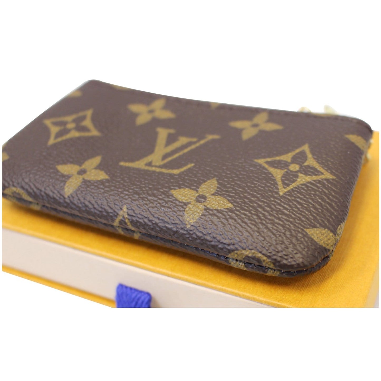 LOUIS VUITTON Pochette Key Cles Monogram Canvas Coin Case