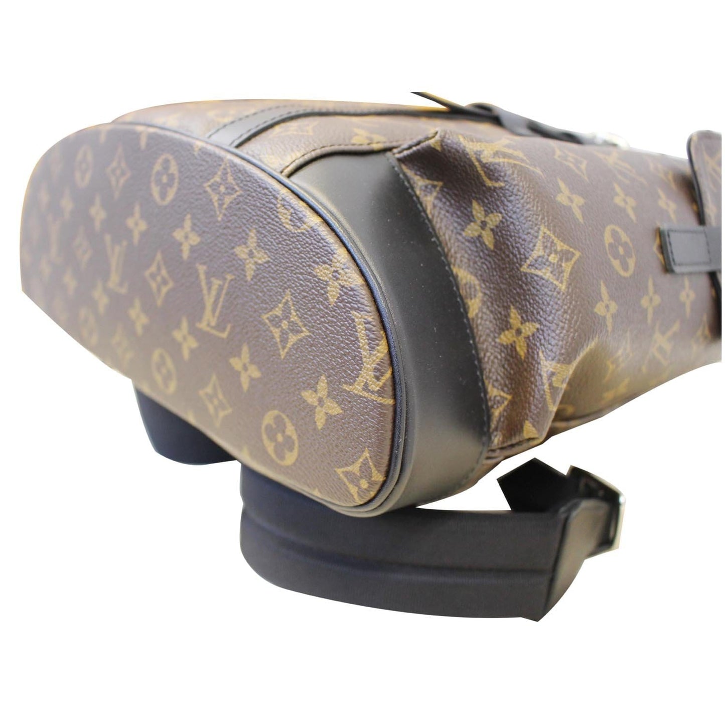 LOUIS VUITTON Christopher PM Monogram Macassar Canvas Backpack Bag Brown