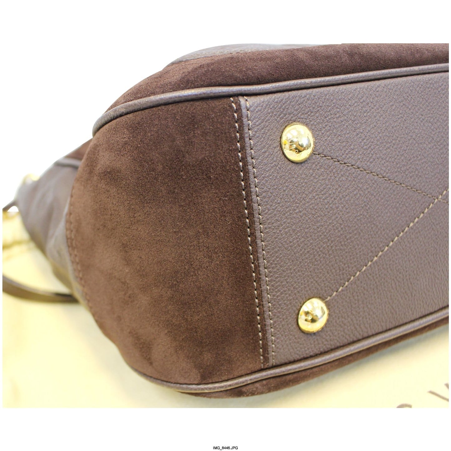 LOUIS VUITTON Audacieuse PM Terre Empreinte Leather Shoulder Bag