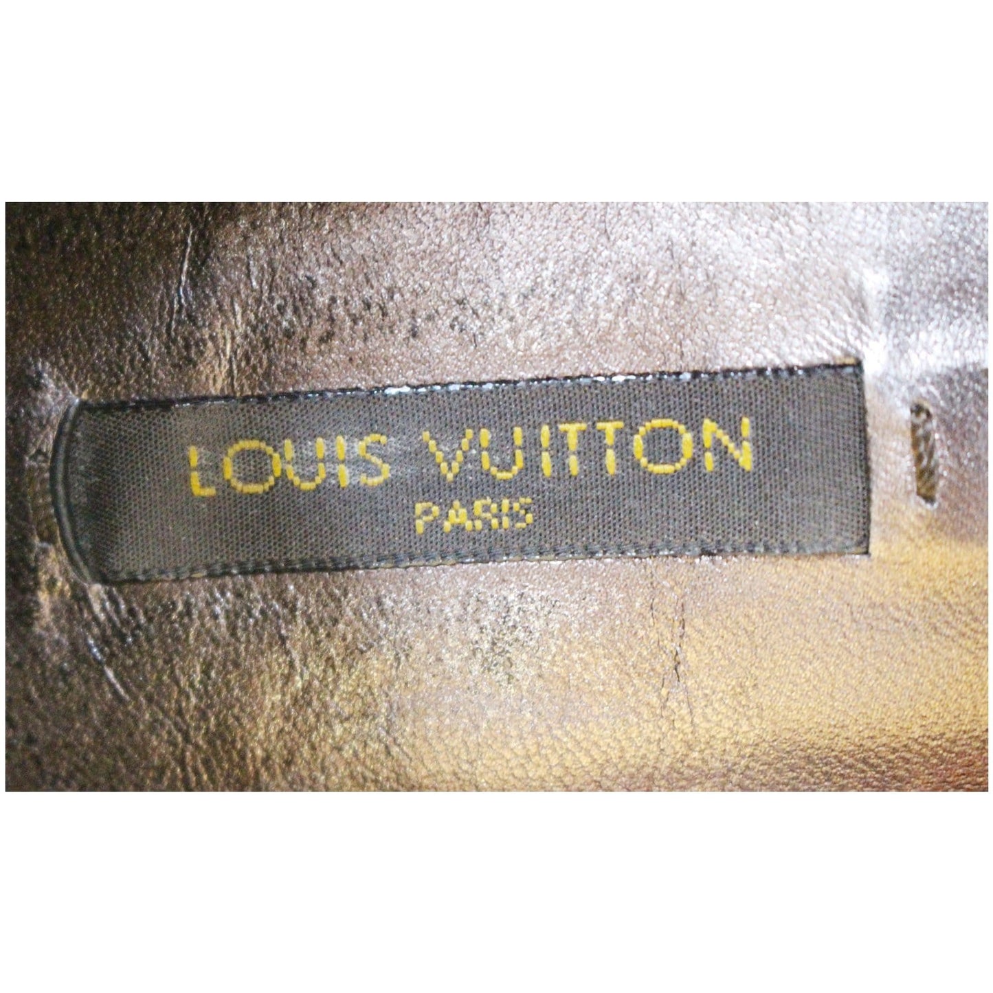 LOUIS VUITTON Lucky Ballerina Monogram Iridescent Leather Flats Brown
