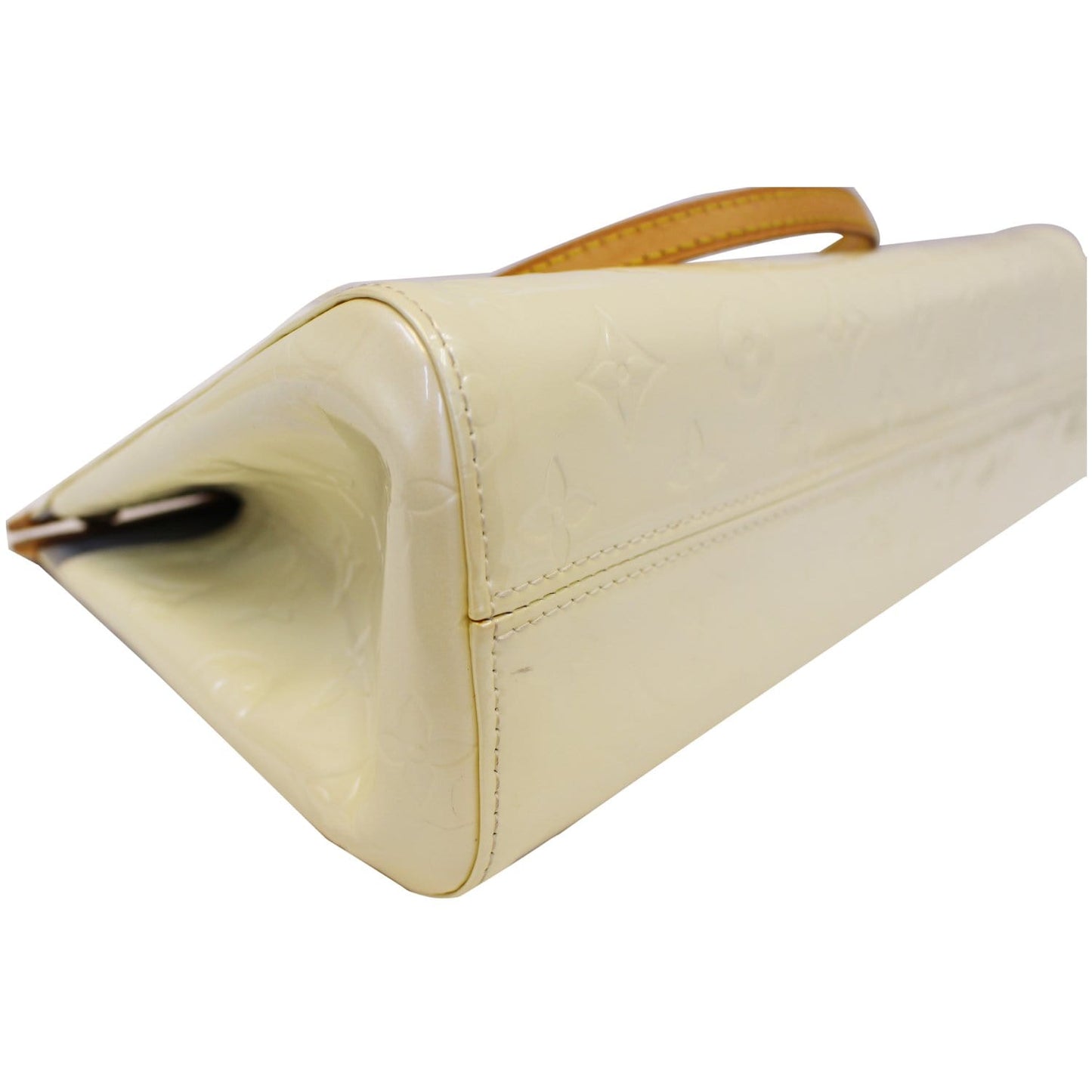 LOUIS VUITTON Roxbury Drive Vernis Leather Shoulder Bag Cream