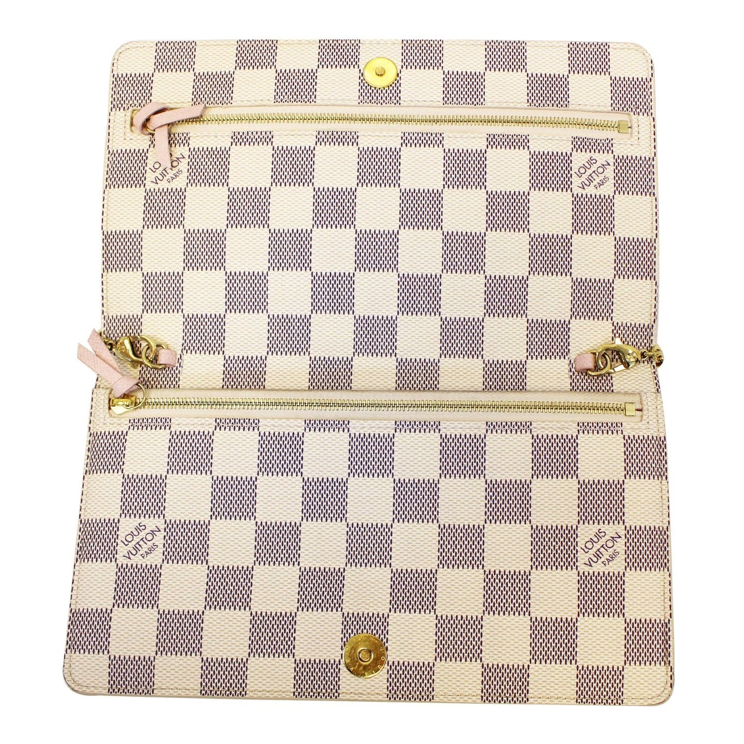 LOUIS VUITTON Summer Trunks Pochette Weekend Damier Azur Shoulder Bag