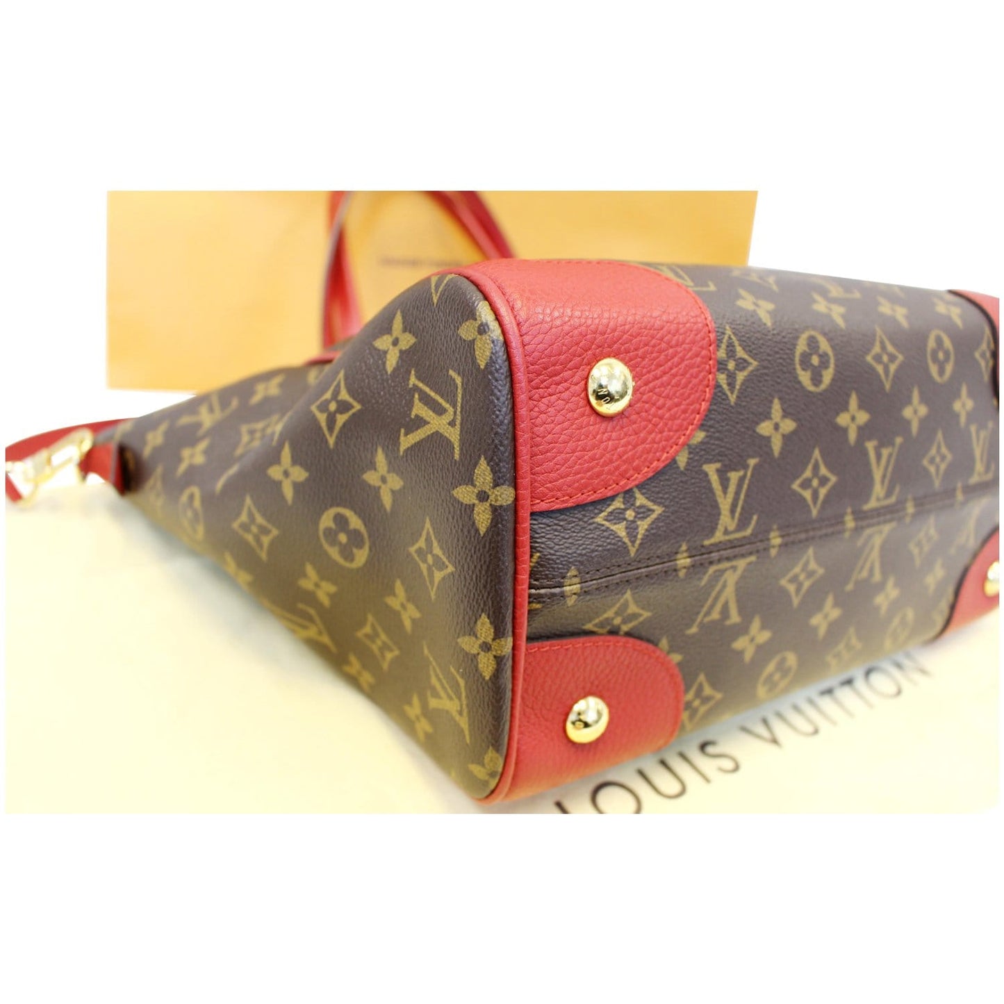 LOUIS VUITTON Estrela NM Monogram Canvas Shoulder Bag Cherry