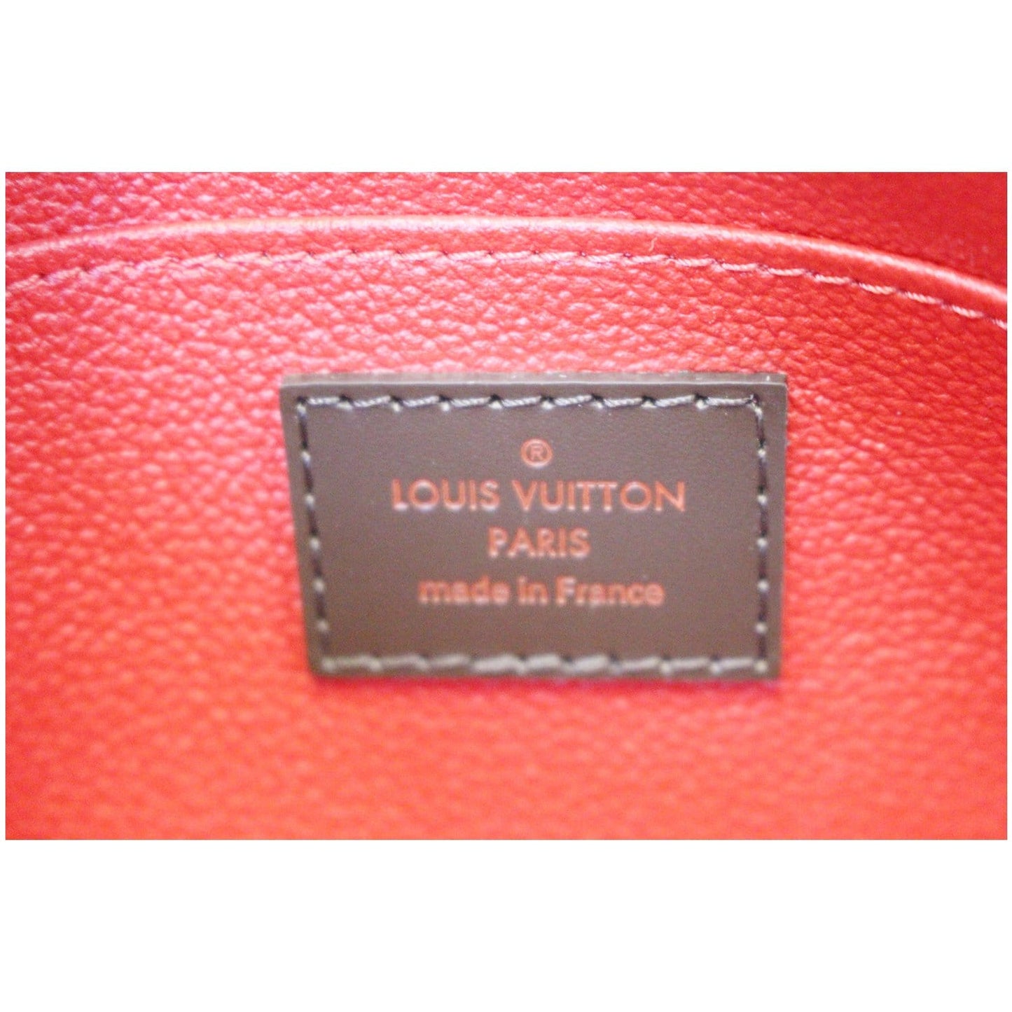 LOUIS VUITTON Damier Ebene Pochette Cosmetic Pouch