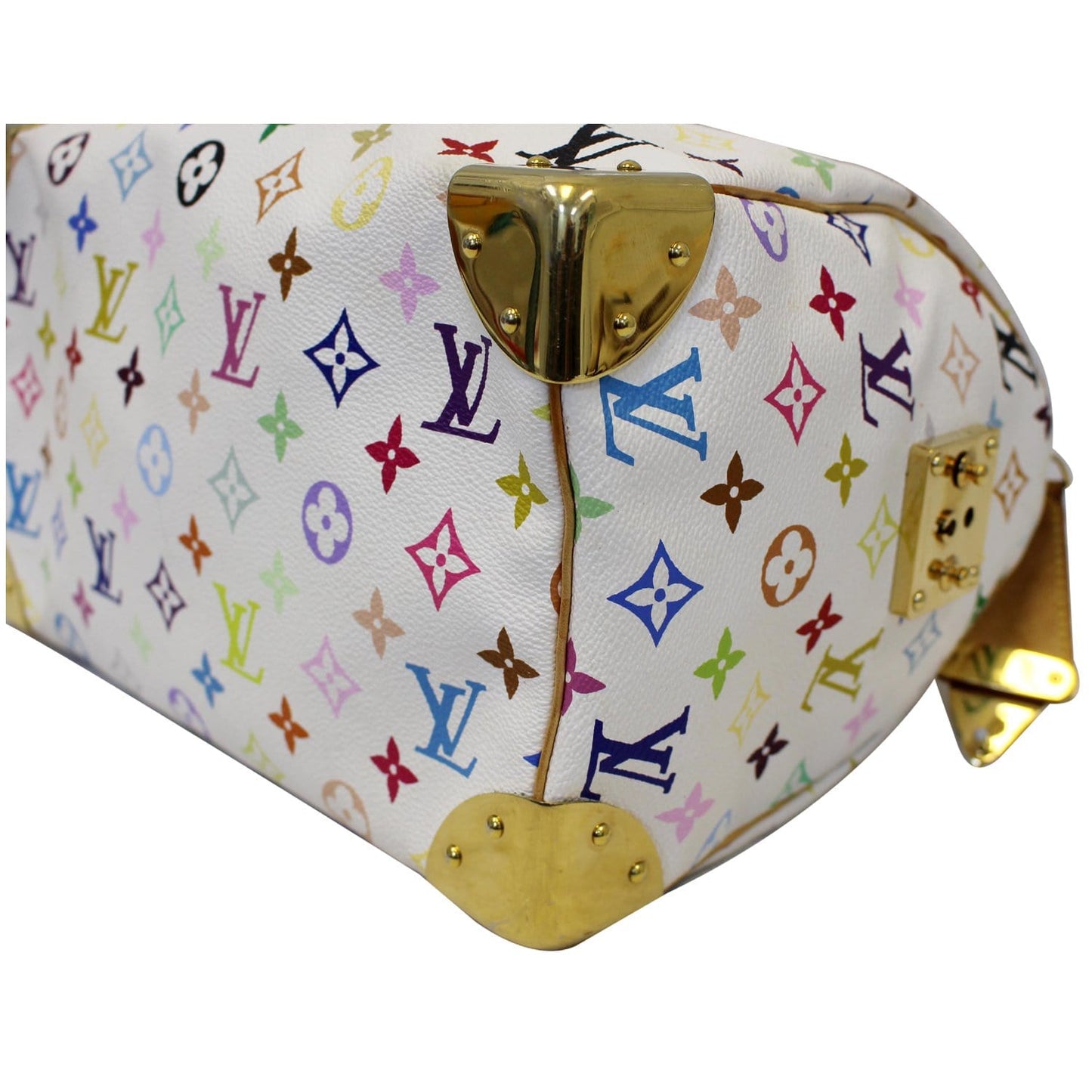 LOUIS VUITTON Speedy 30 Monogram Multicolor Satchel Bag