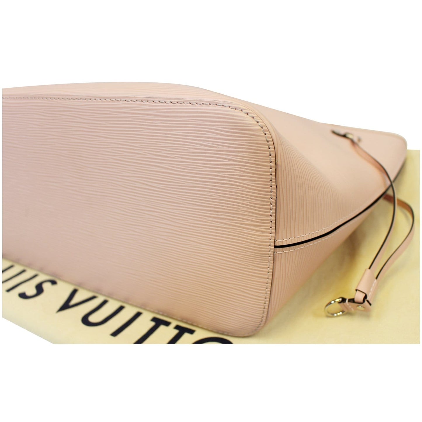 LOUIS VUITTON Neverfull MM Epi Leather Tote Shoulder Bag Pink