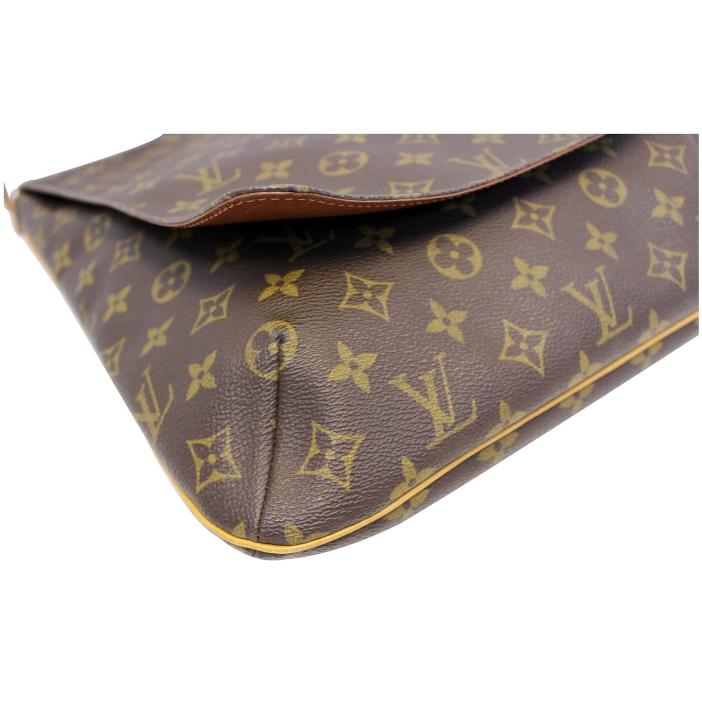 LOUIS VUITTON Musette Salsa GM Monogram Canvas Crossbody Bag Brown