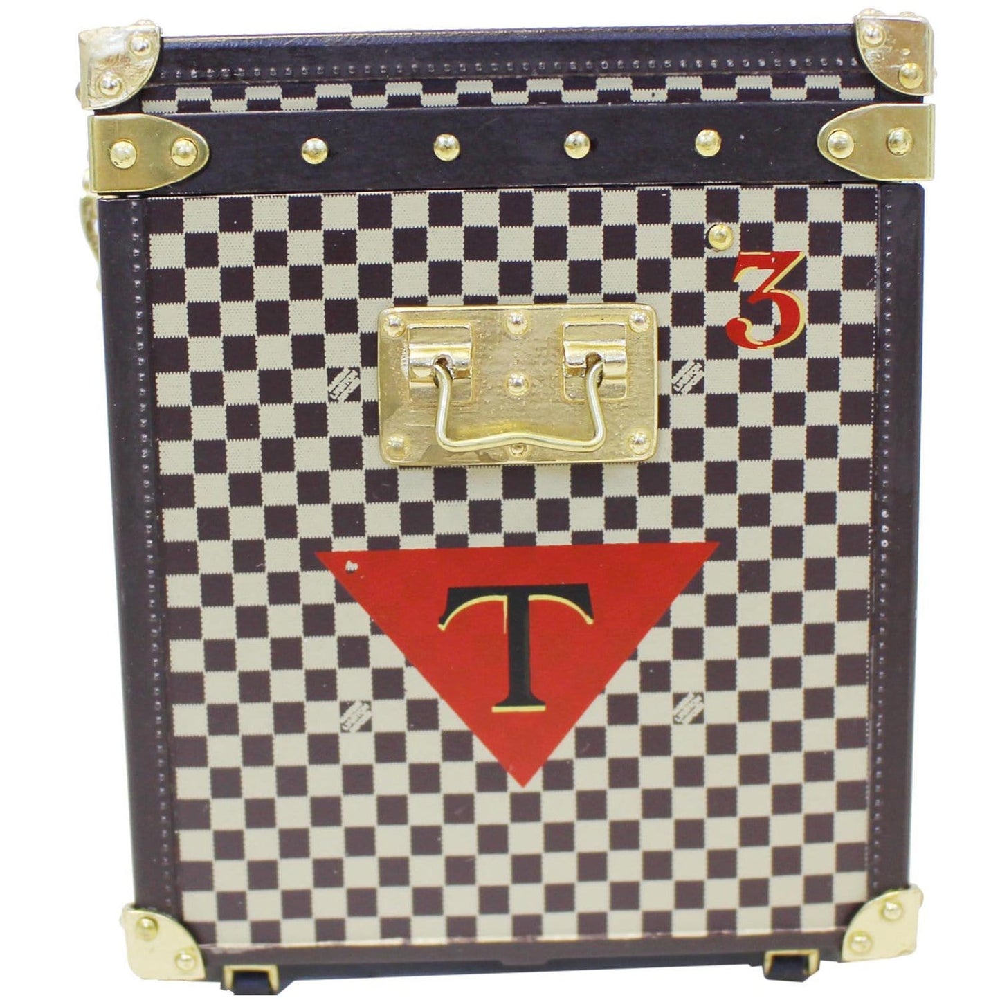 LOUIS VUITTON Mini Malle Chapeaux Damier Jewelry Box