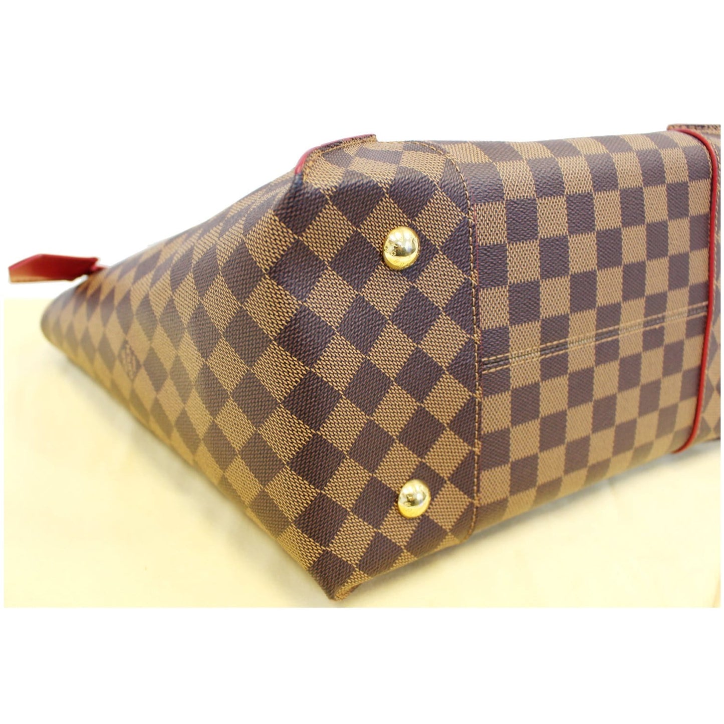 LOUIS VUITTON Caissa MM Damier Ebene Tote Bag