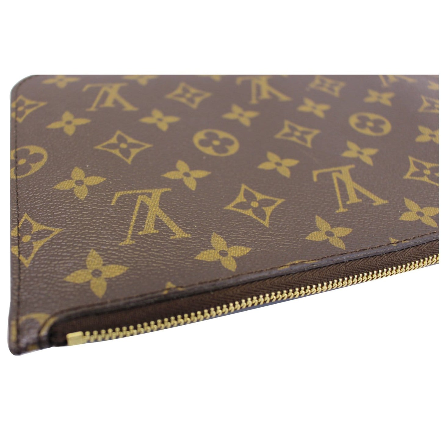 LOUIS VUITTON Pochette Wristlet Pouch Monogram Canvas Neverfull GM