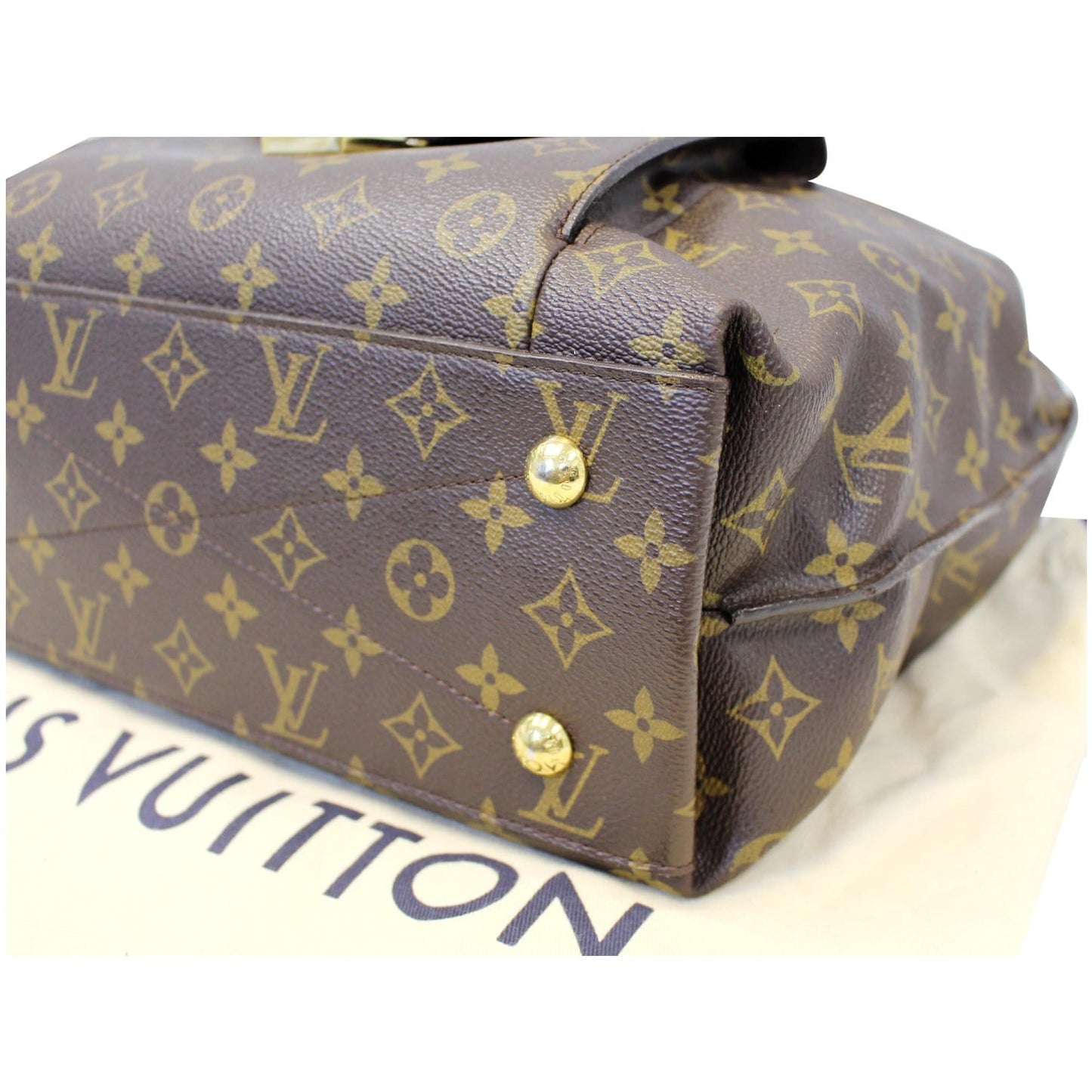 LOUIS VUITTON Metis Hobo Monogram Canvas Shoulder Bag Brown