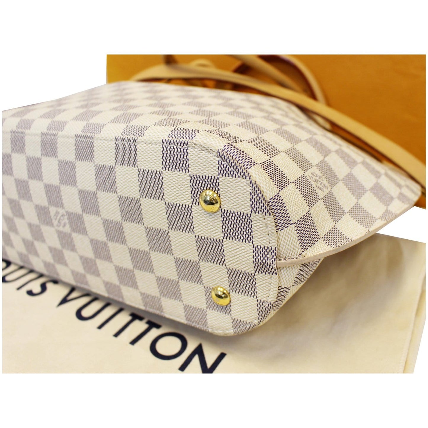 LOUIS VUITTON Girolata Damier Azur Shoulder Bag