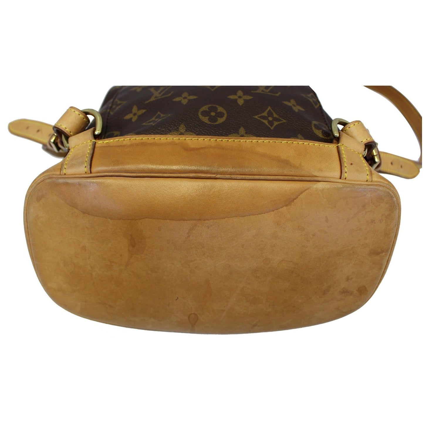 LOUIS VUITTON Montsouris PM Monogram Canvas Backpack Brown