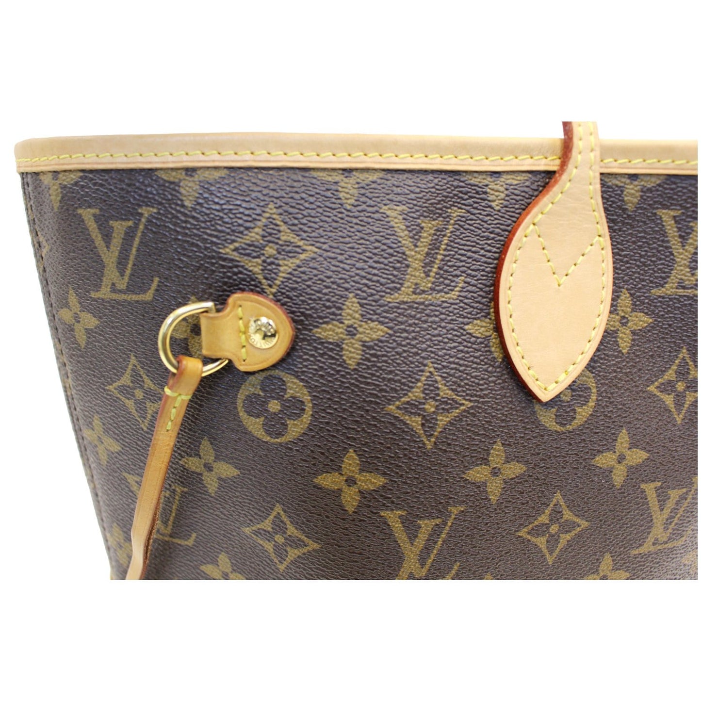 LOUIS VUITTON Monogram Canvas Neverfull MM Brown Tote Bag