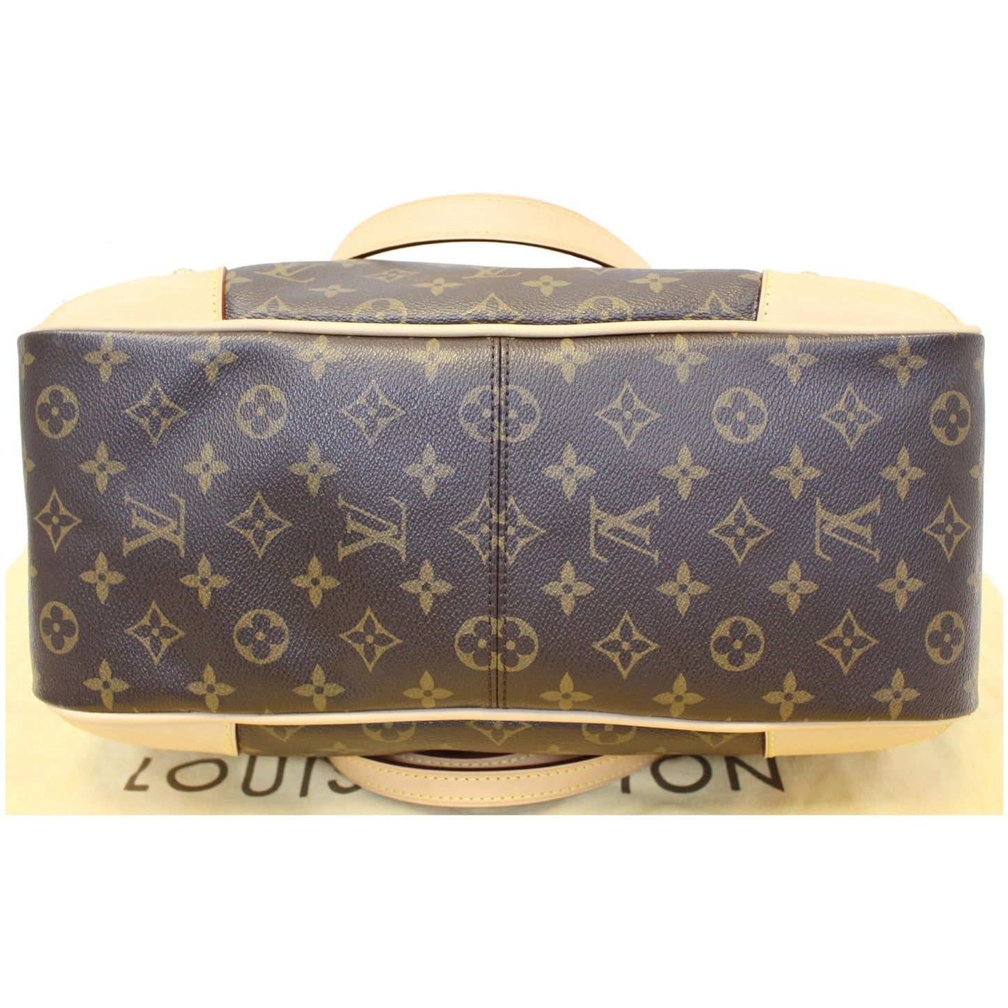 LOUIS VUITTON Estrela MM Monogram Canvas Shoulder Bag Brown