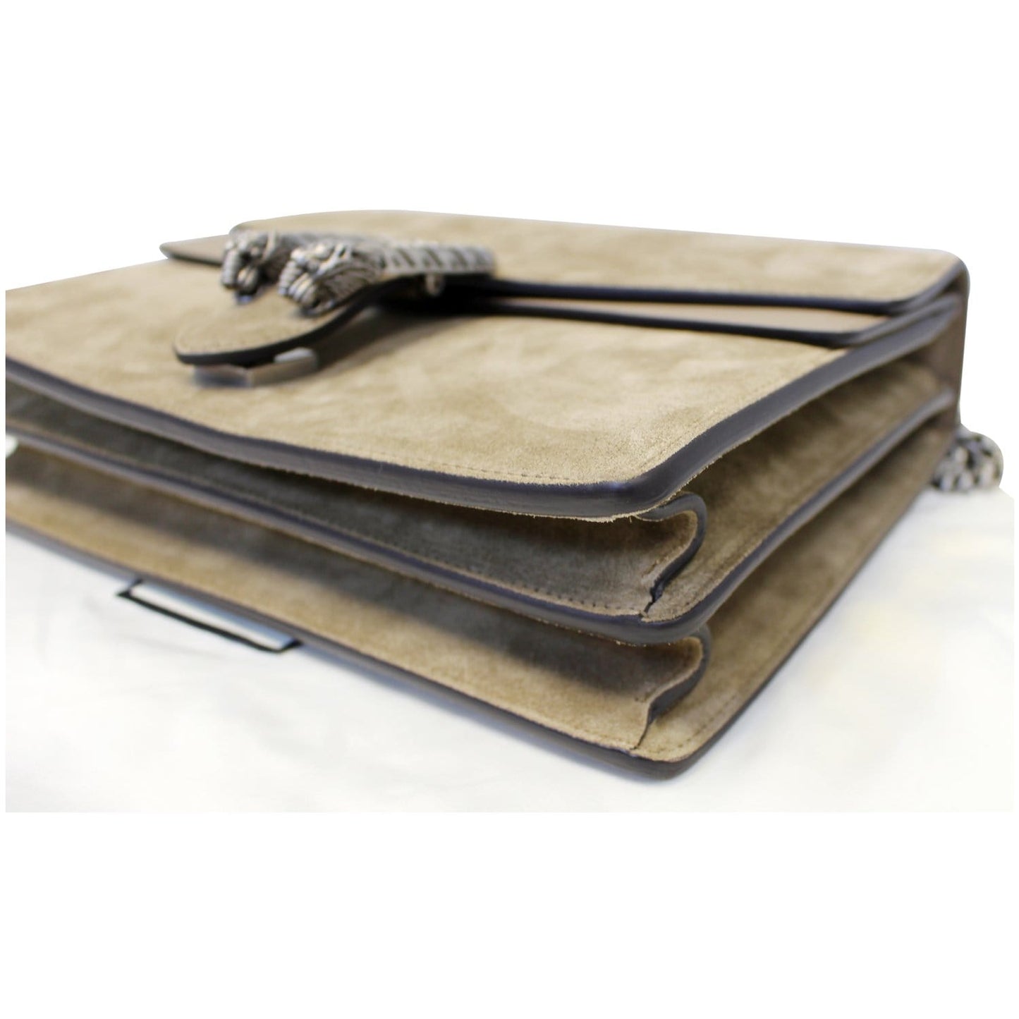 GUCCI Medium Dionysus Suede Leather Shoulder Bag Taupe 403348 - 20% OFF