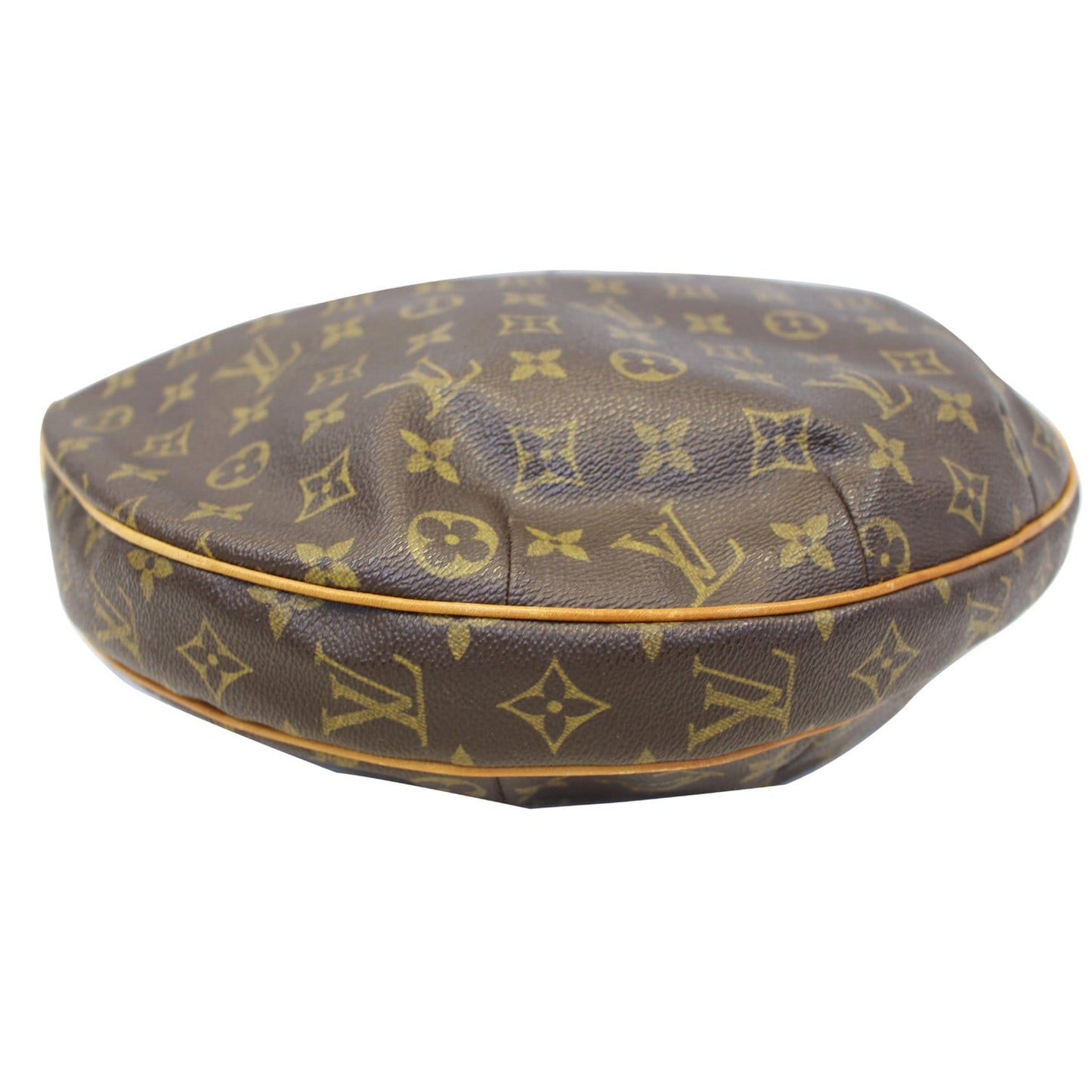 LOUIS VUITTON Croissant GM Monogram Canvas Shoulder Bag Brown