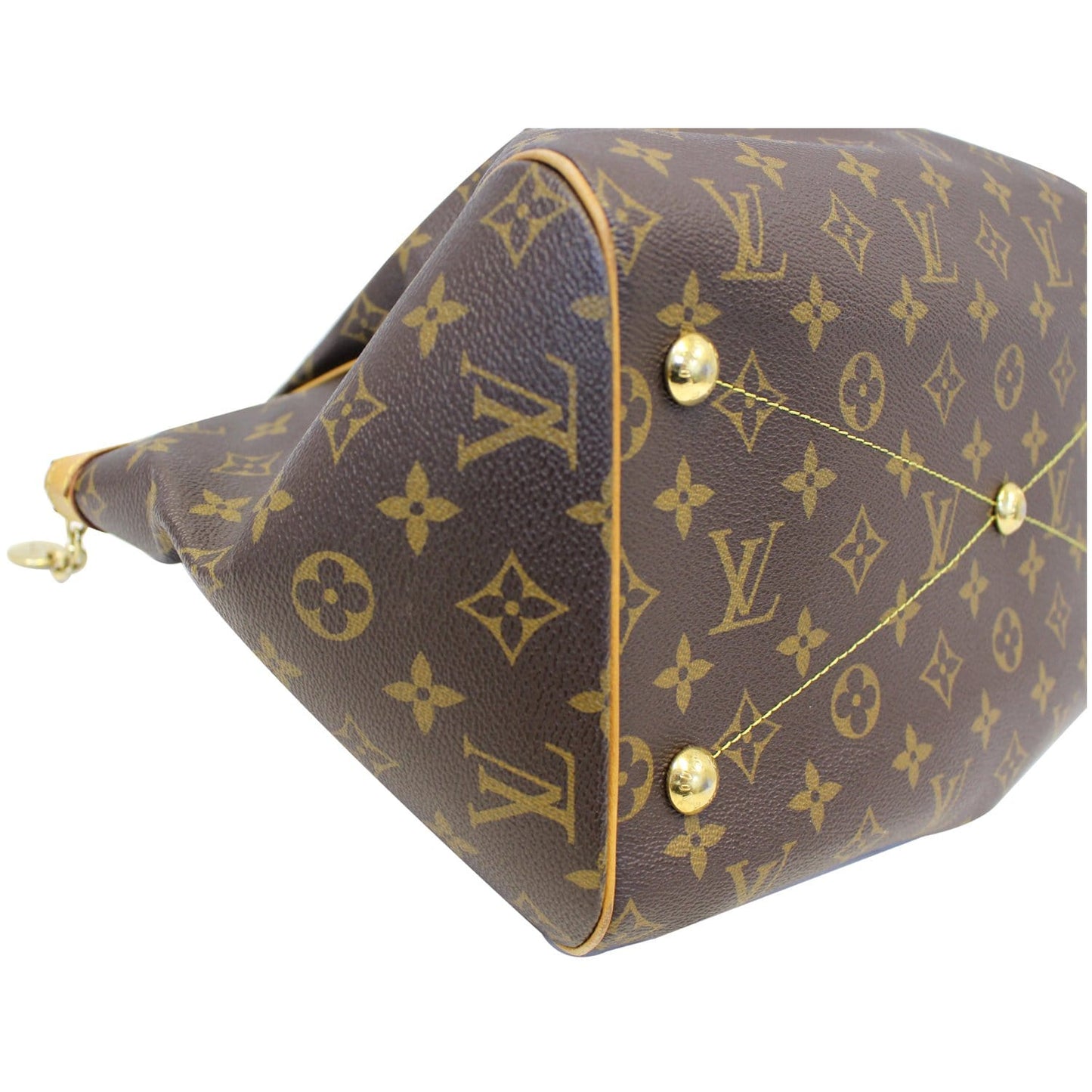 LOUIS VUITTON Tivoli GM Monogram Canvas Brown Shoulder Bag Brown