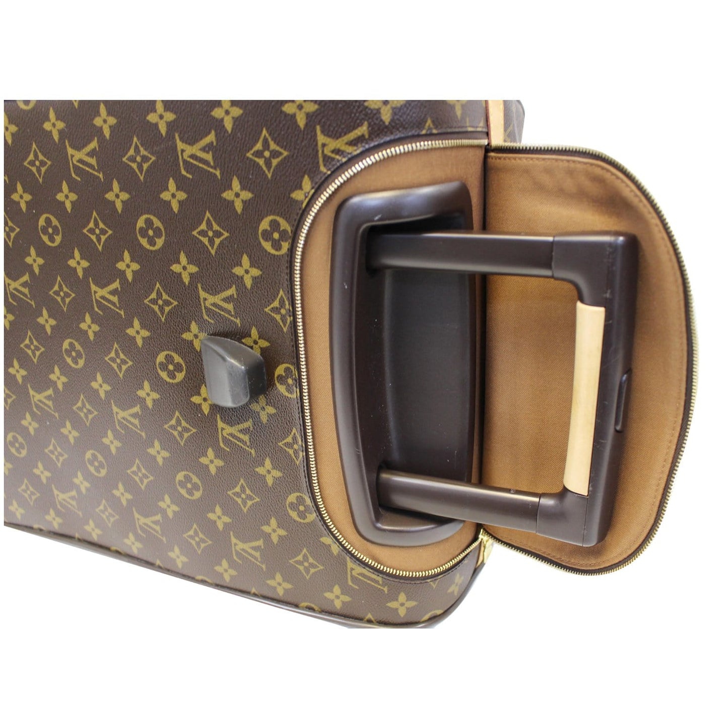 LOUIS VUITTON Eole 60 Monogram Canvas Rolling Luggage Bag Brown