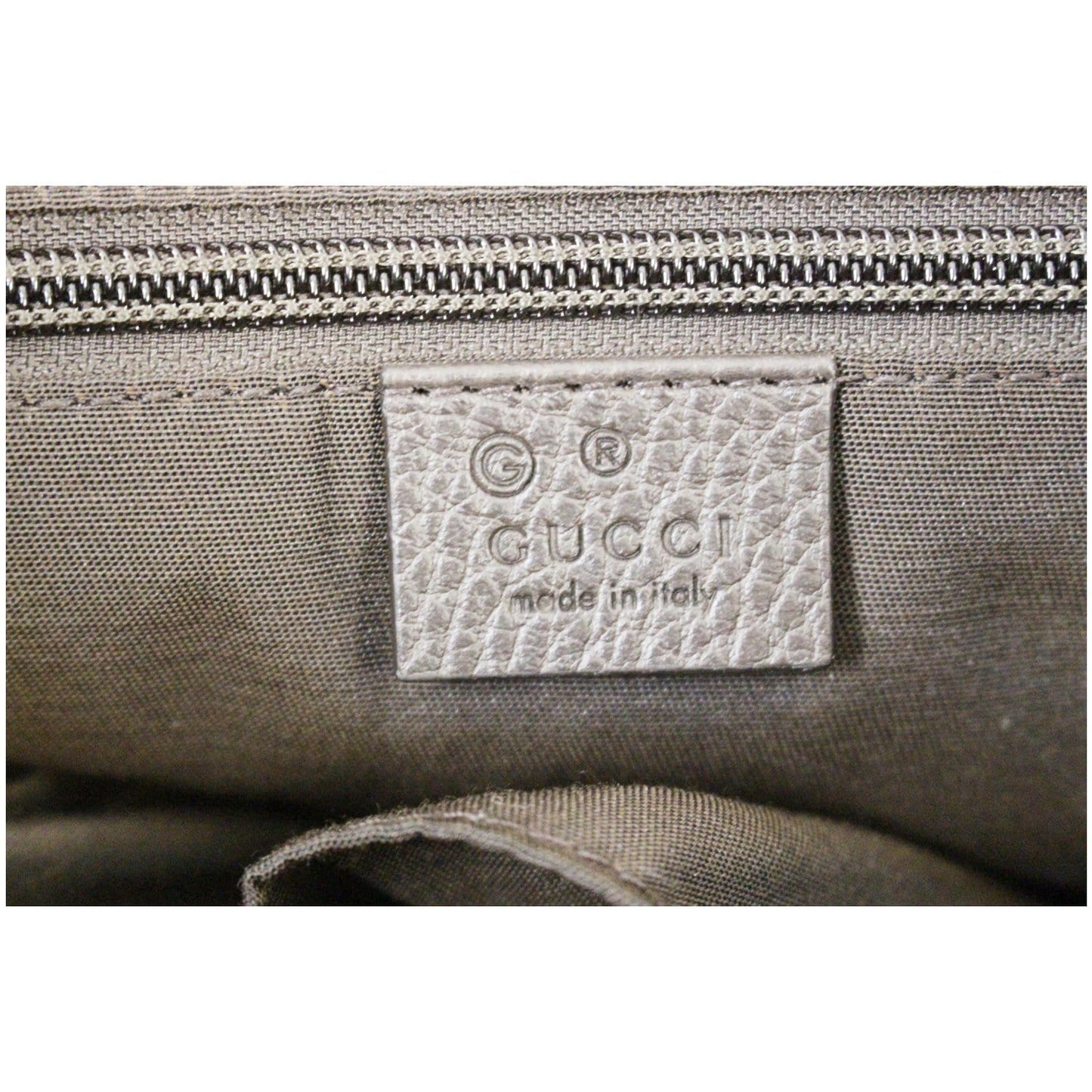 GUCCI GG Canvas Tote Travel Bag Beige