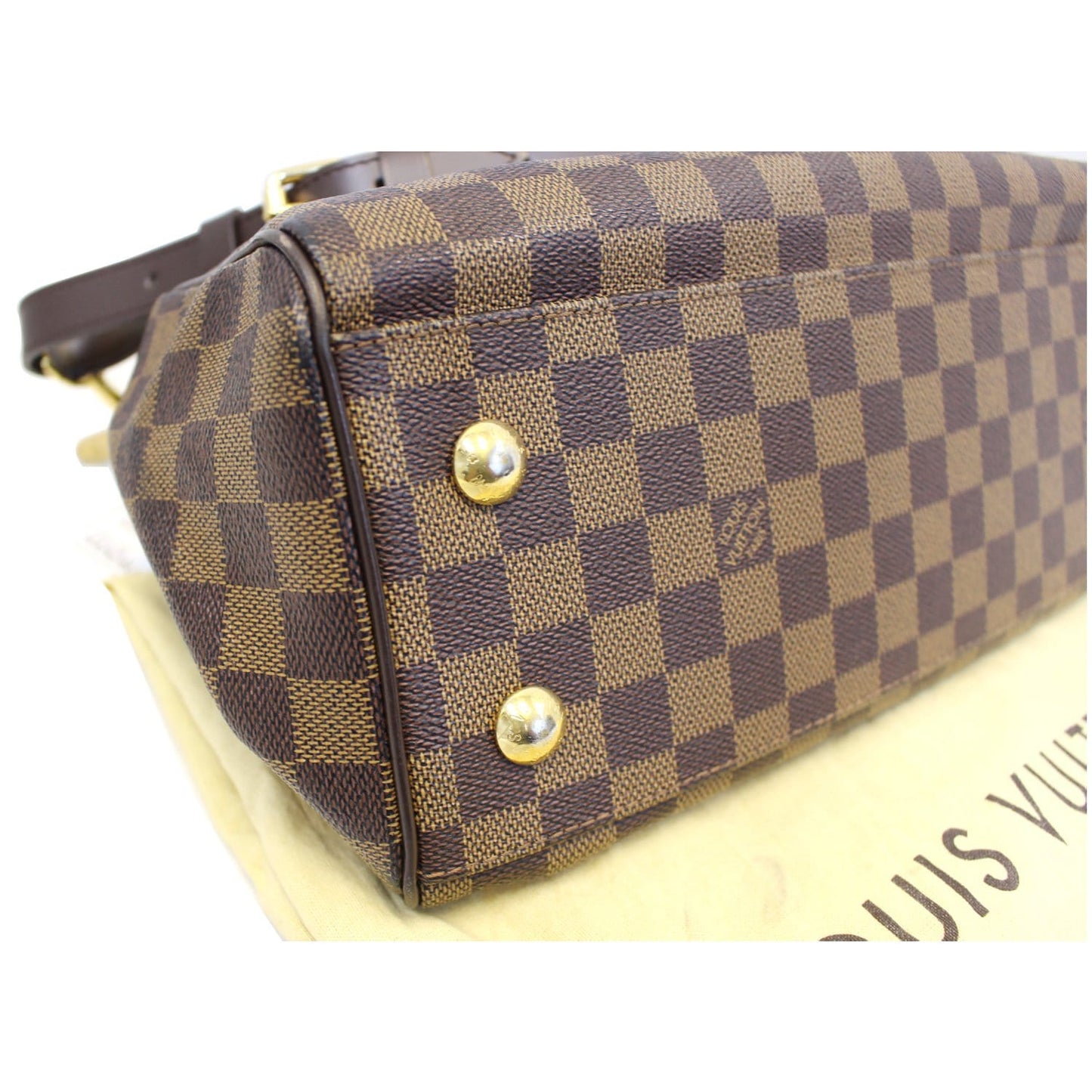 LOUIS VUITTON Trevi PM Damier Ebene Brown Shoulder Bag