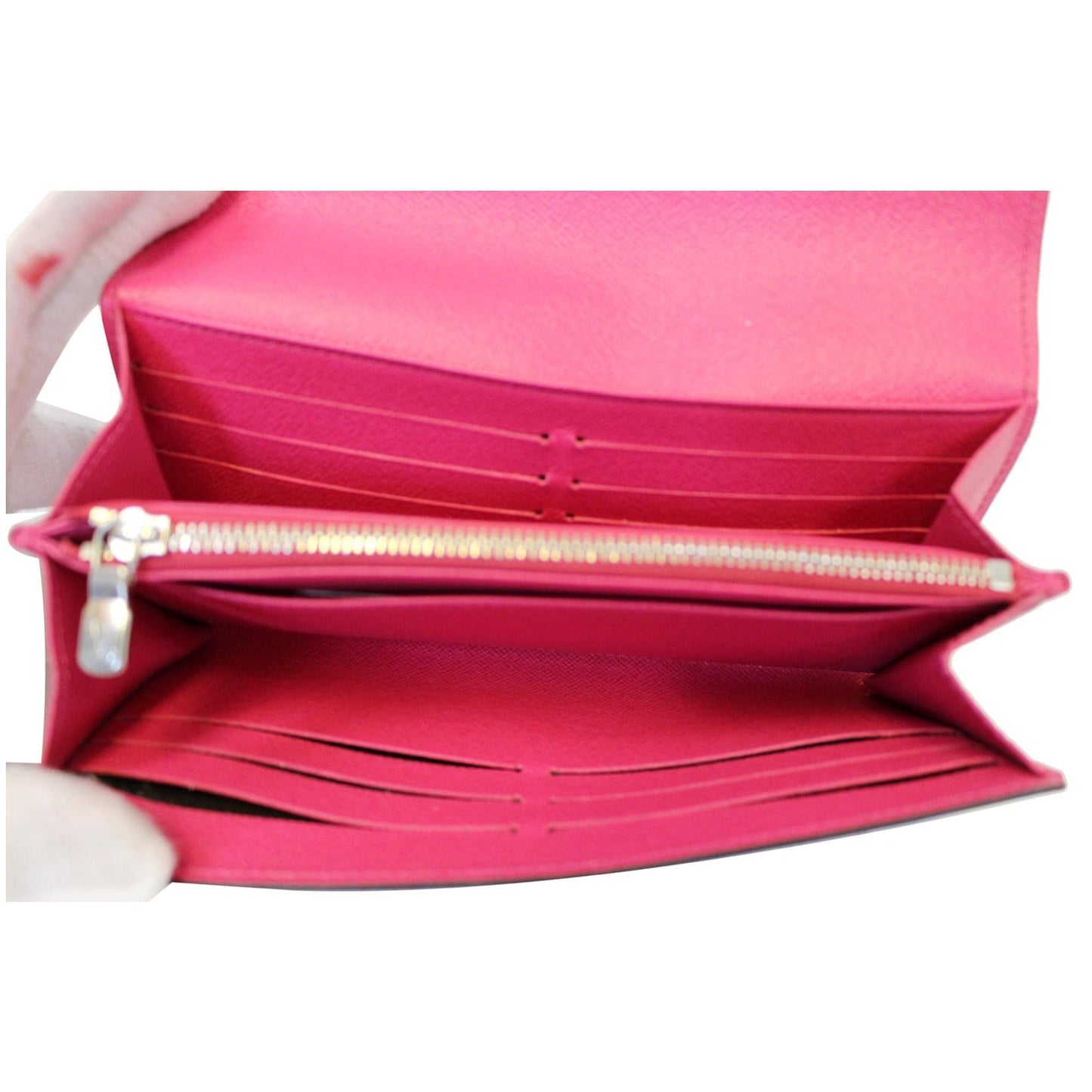 LOUIS VUITTON Sarah Epi Leather Wallet Pink