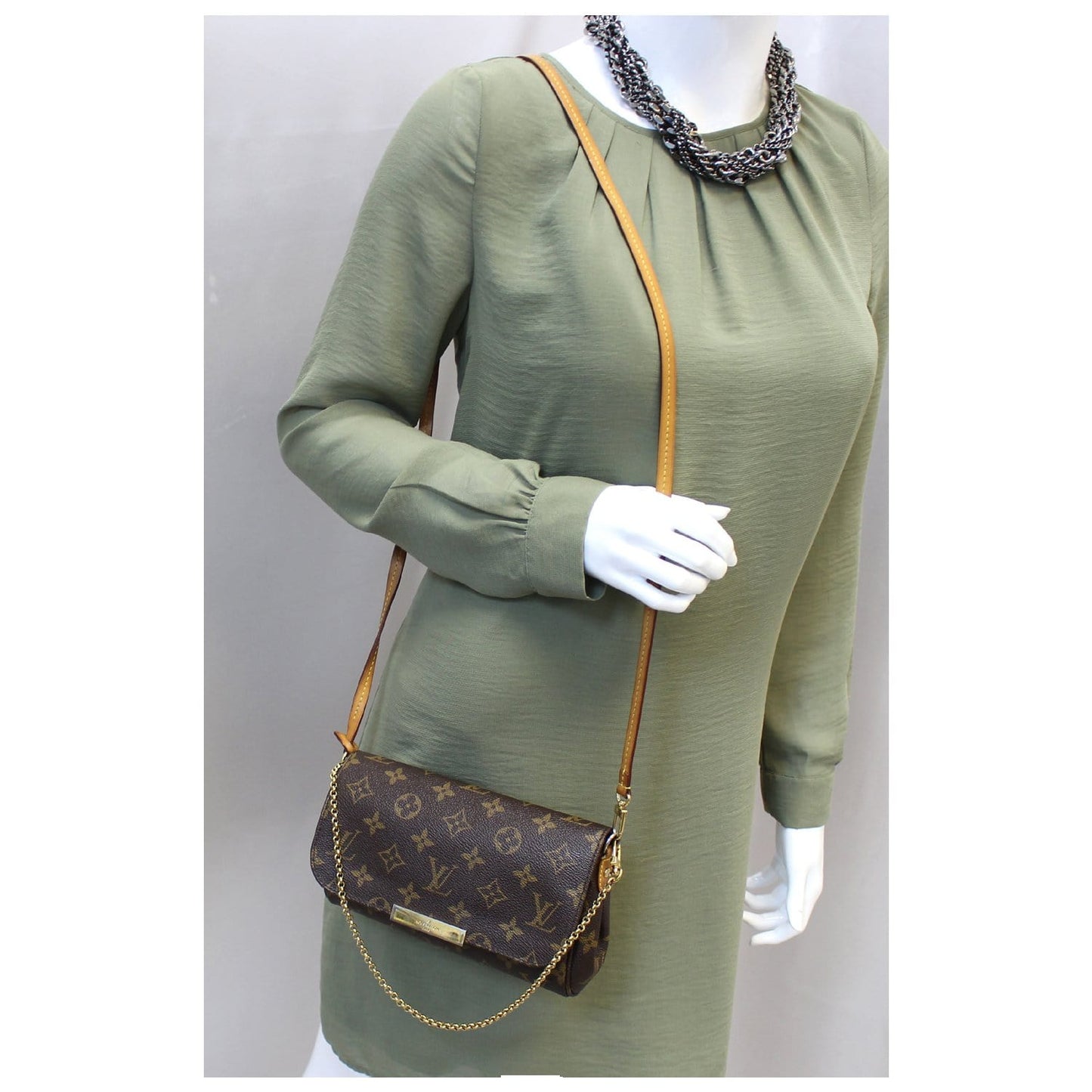LOUIS VUITTON Favorite PM Monogram Canvas Crossbody Bag