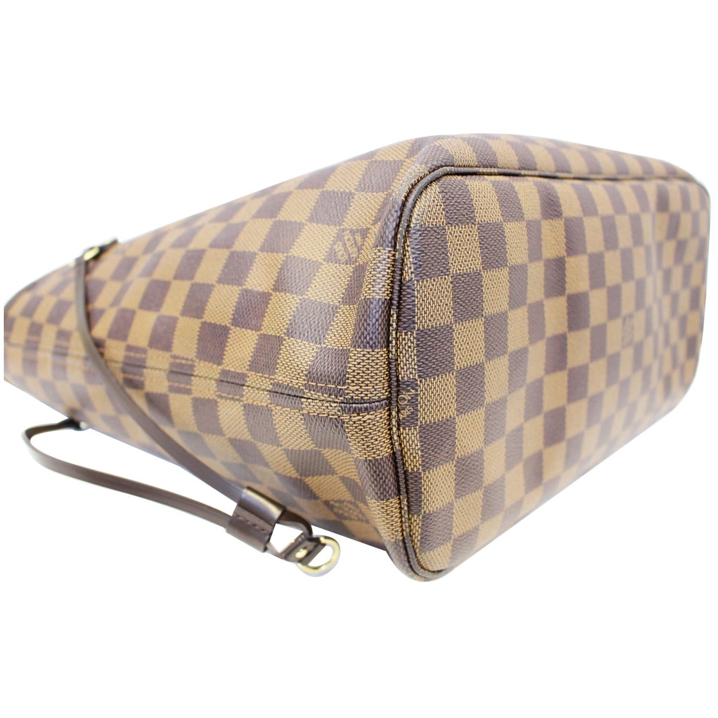LOUIS VUITTON Neverfull MM Damier Ebene Brown Tote Bag
