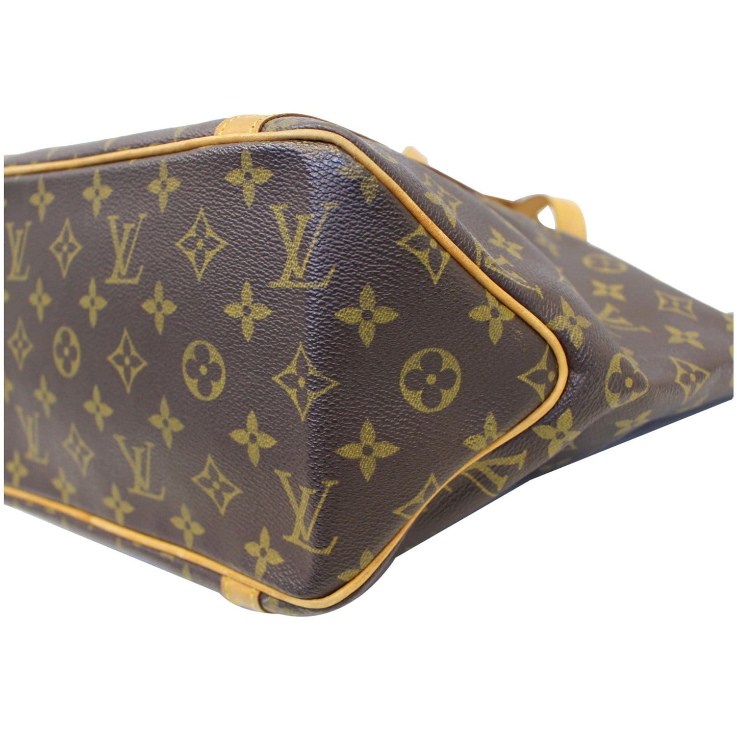 LOUIS VUITTON Sac Shopping Monogram Canvas Tote Bag Brown