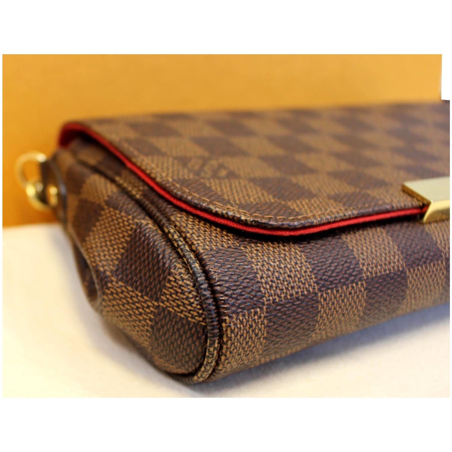 LOUIS VUITTON Favorite PM Damier Ebene Shoulder Crossbody Bag