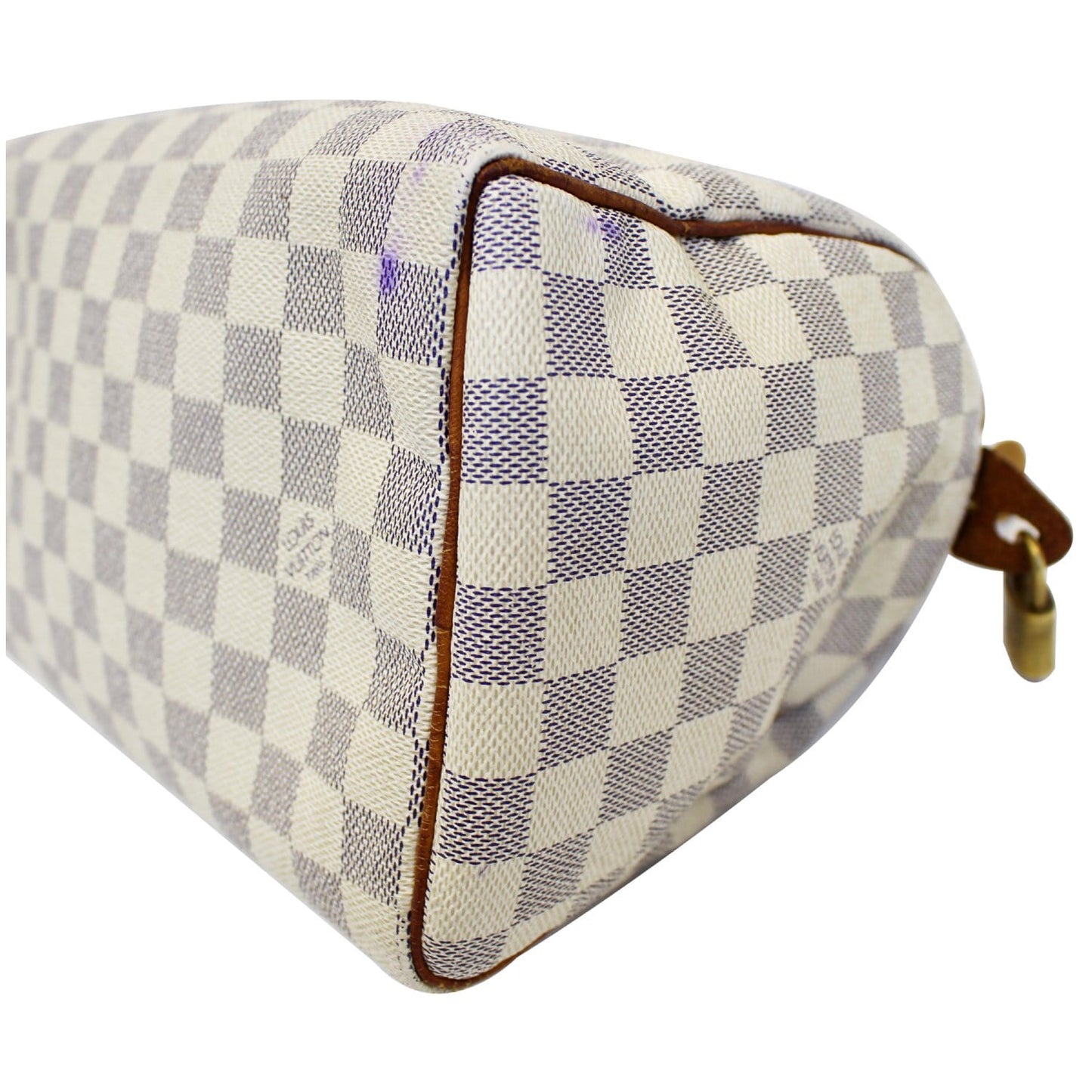LOUIS VUITTON Speedy 25 Damier Azur Satchel Bag