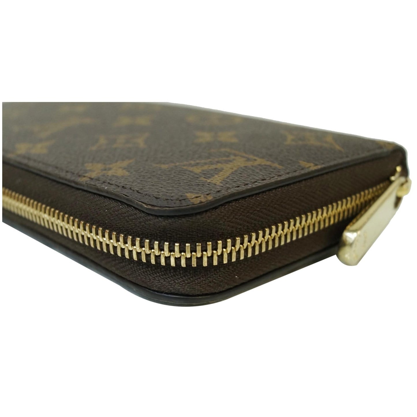 LOUIS VUITTON Monogram Canvas Zippy Long Wallet Brown