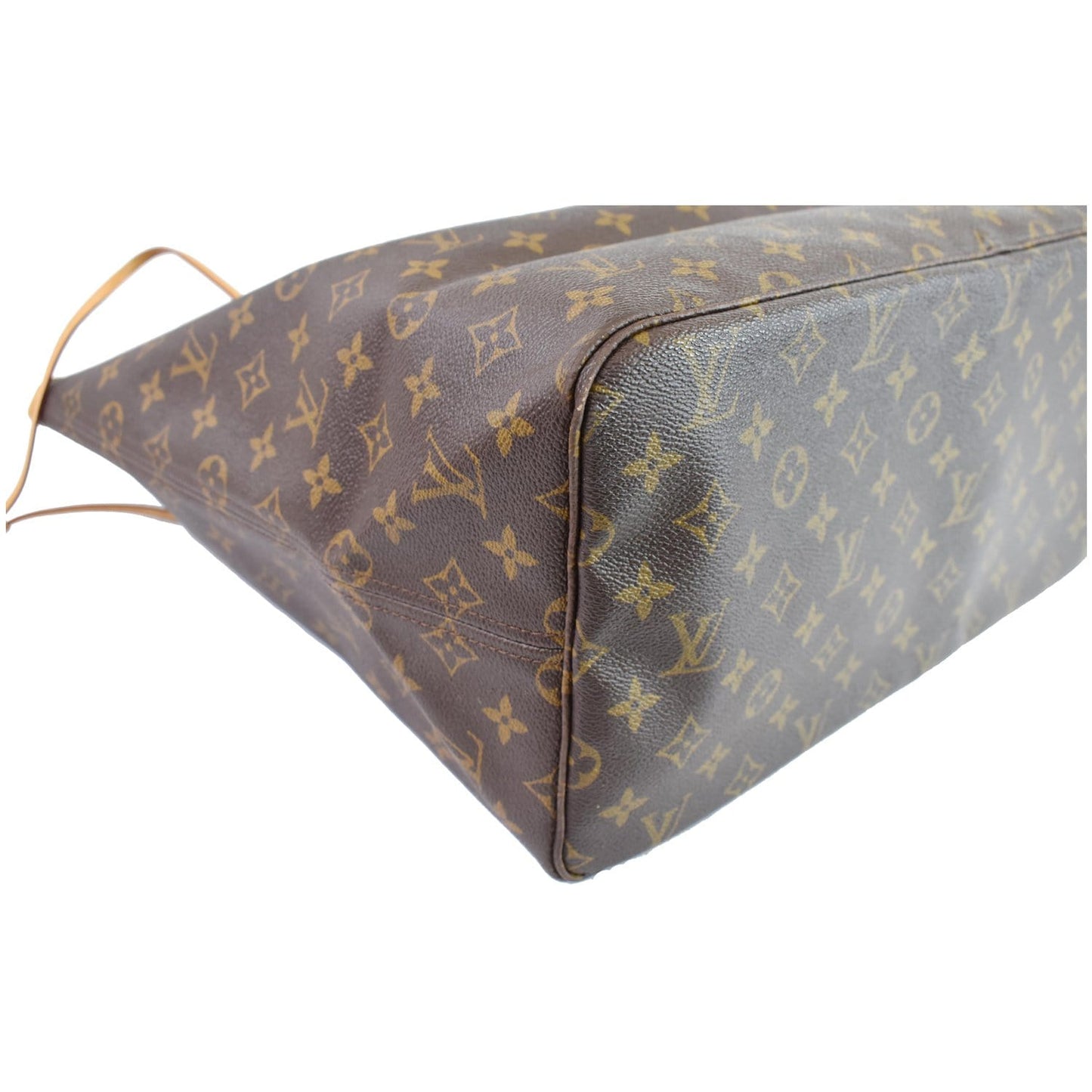 LOUIS VUITTON Neverfull GM Monogram Canvas Tote Shoulder Bag Brown